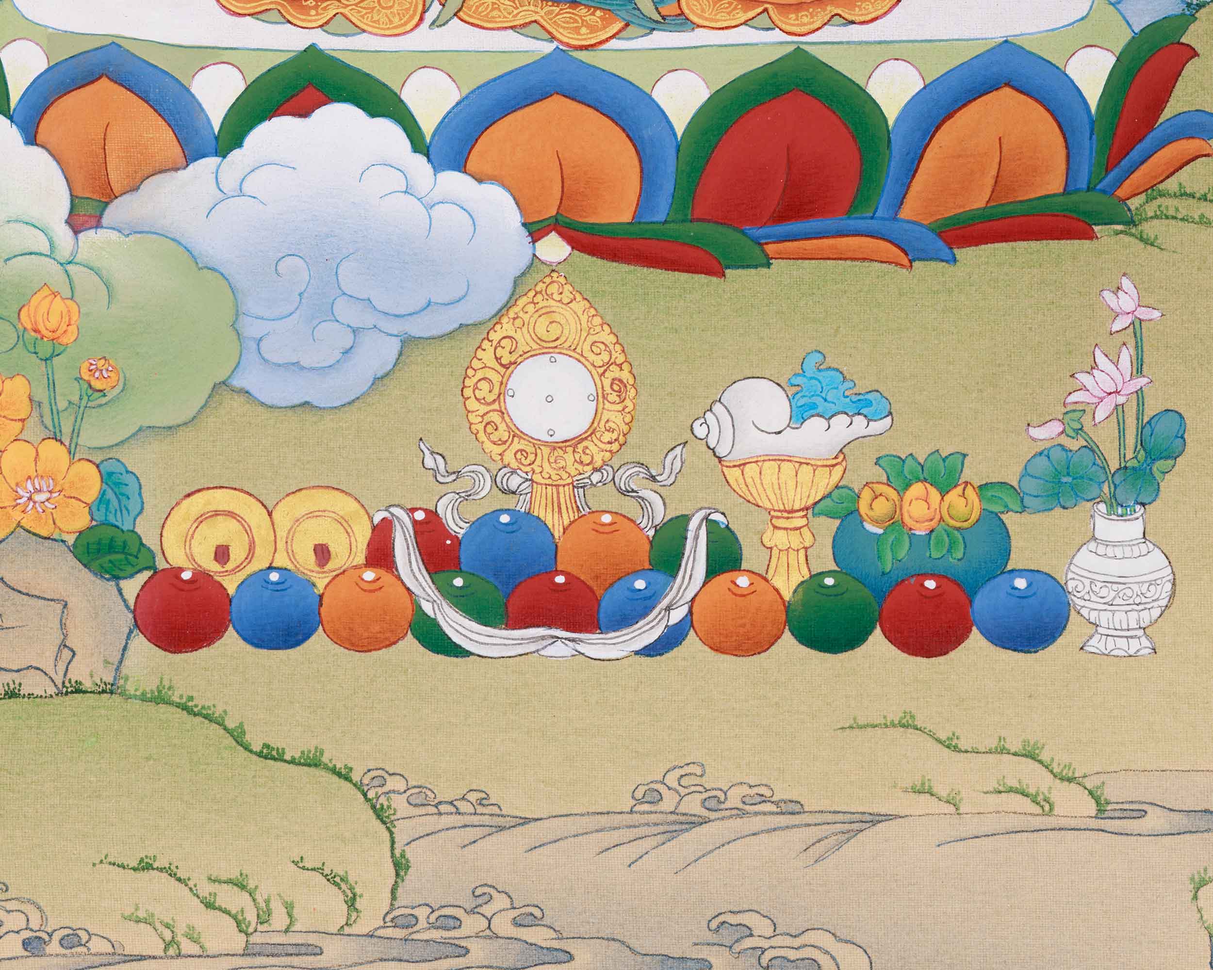 Namgyalma, White Tara, and Amitayus Buddha | A Sacred Trio of Healing, Compassion, and Longevity