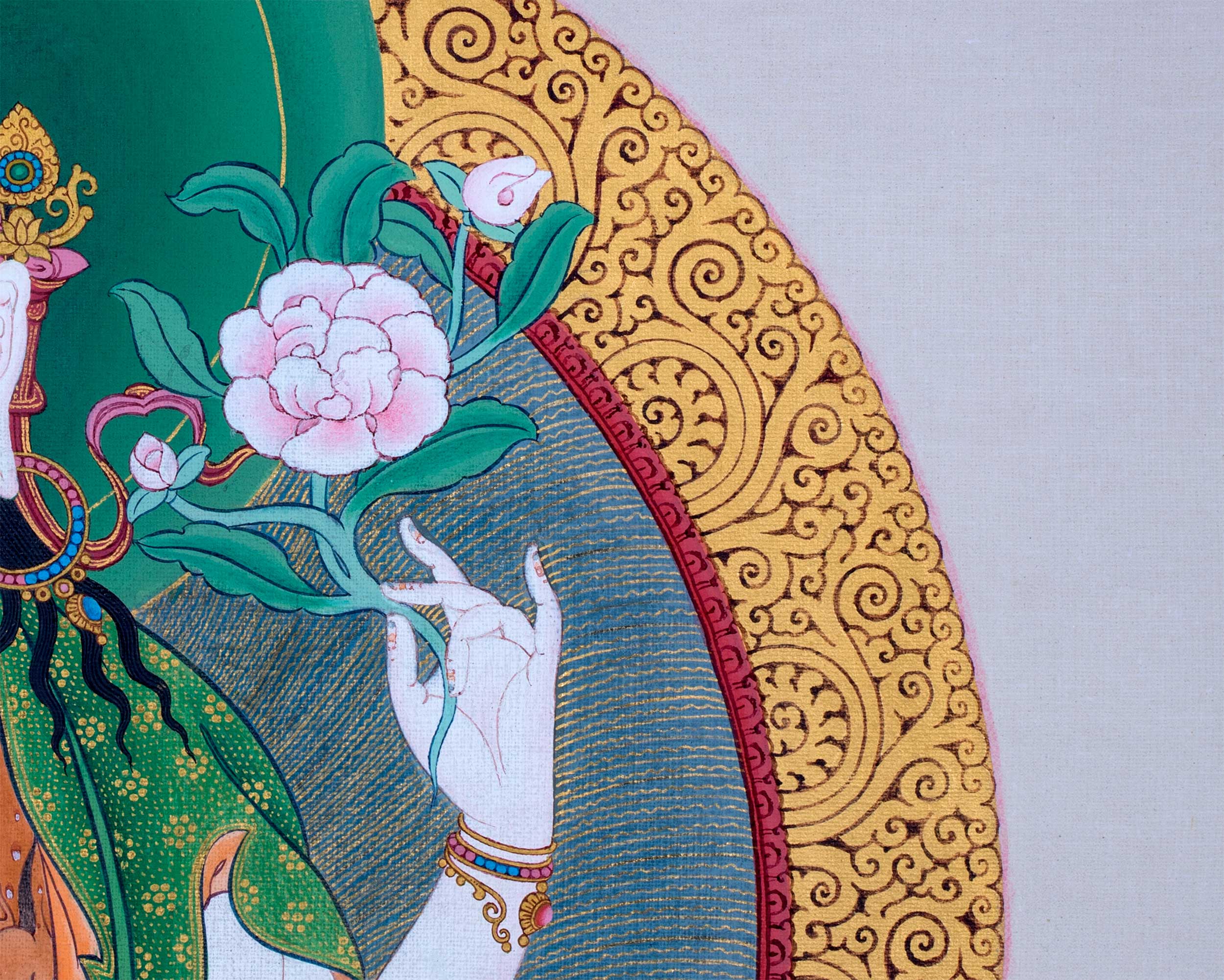 Unique Thangka of Chenresig