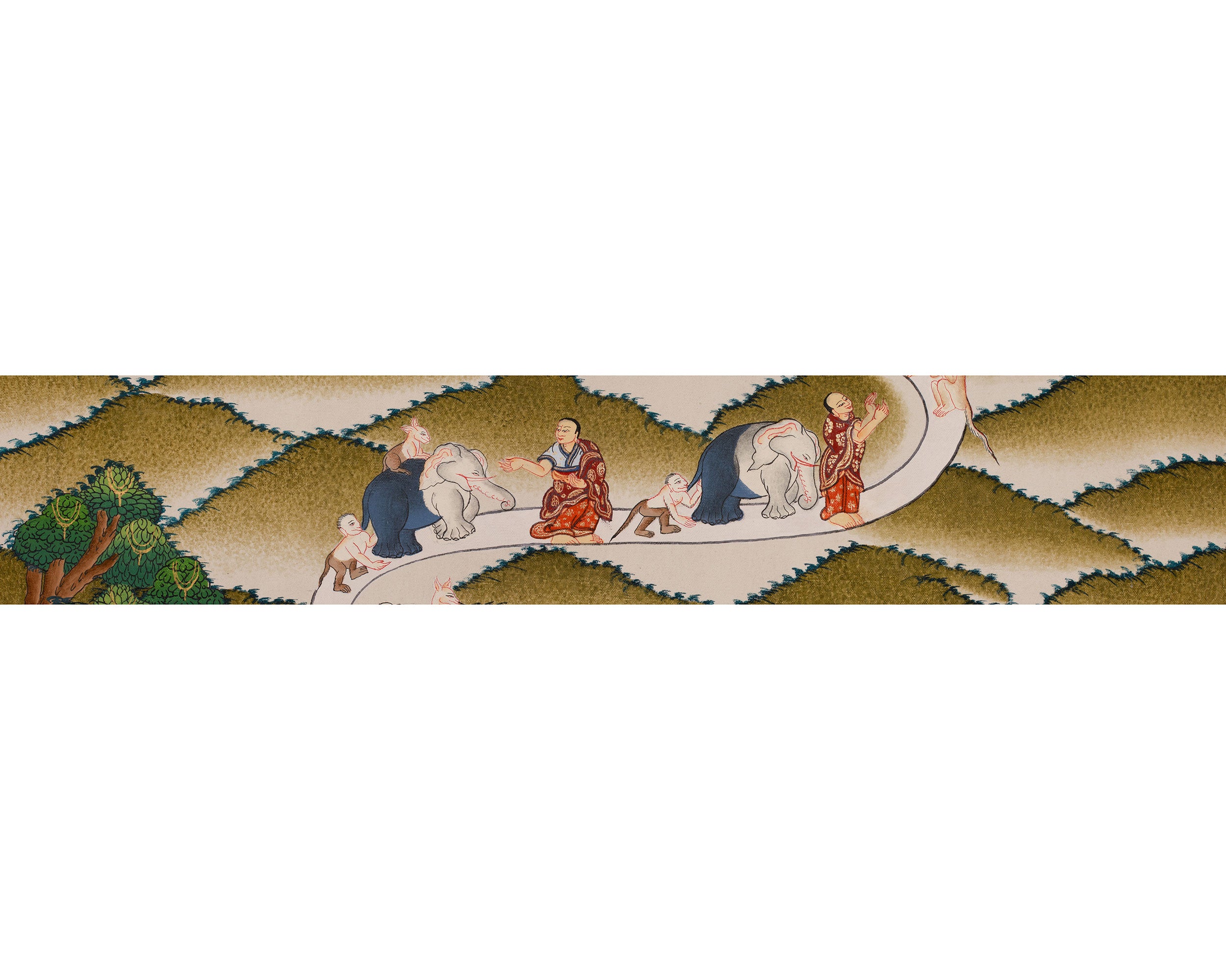 Samatha Meditation Art | Journey to Inner Peace and Mindfulness
