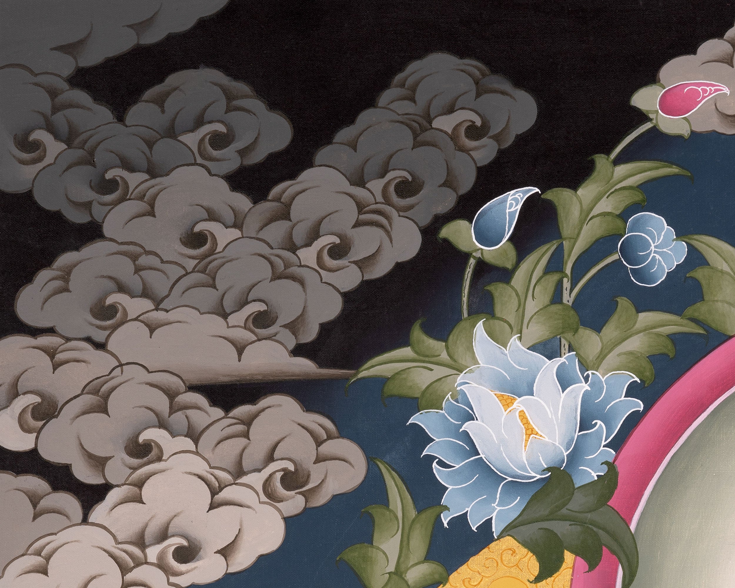 Chenresig Thangka | Avalokiteshvara | Handpainted Religious Art