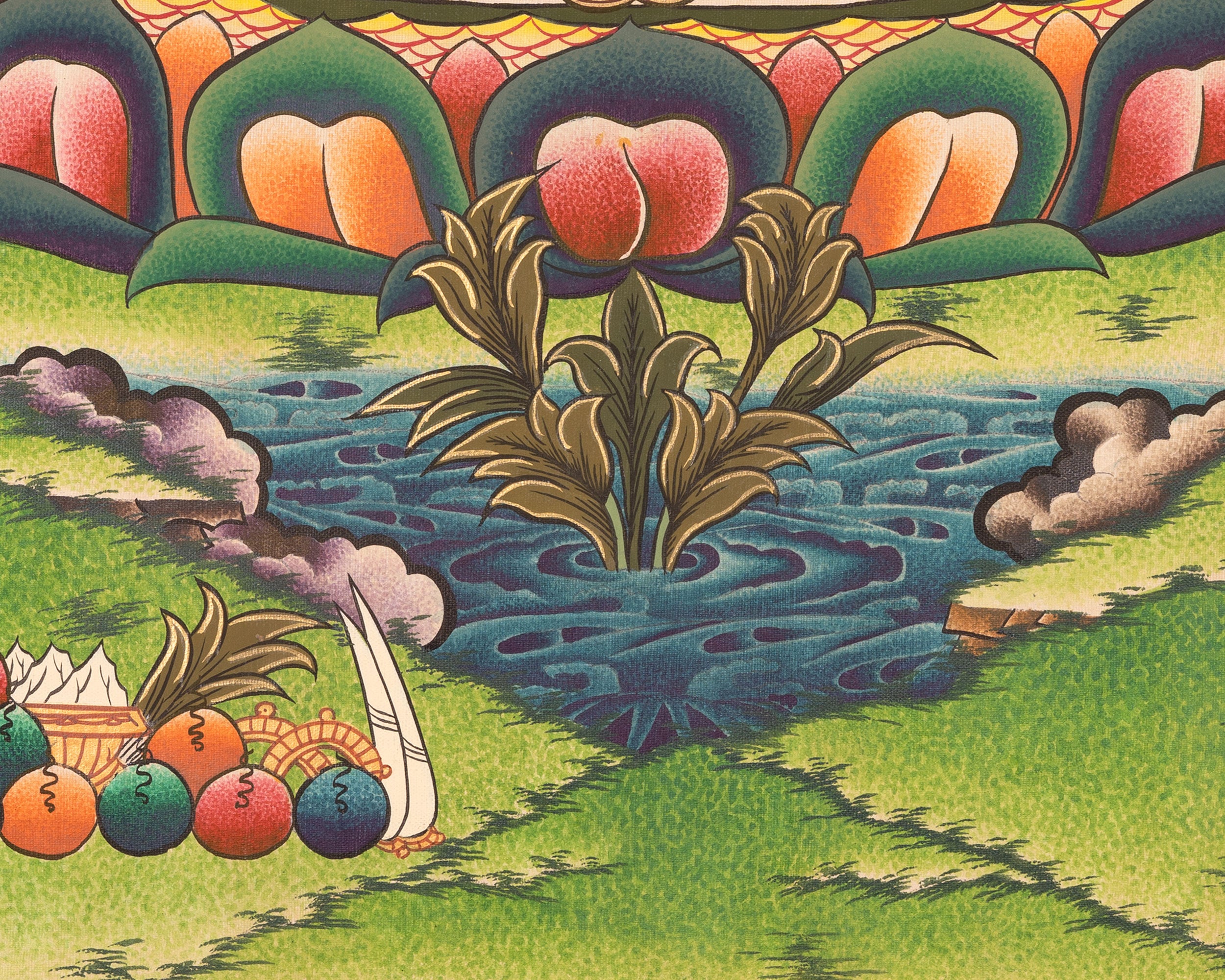 4 Arm Chenrezig Bodhisattva | Compassion Deity Art