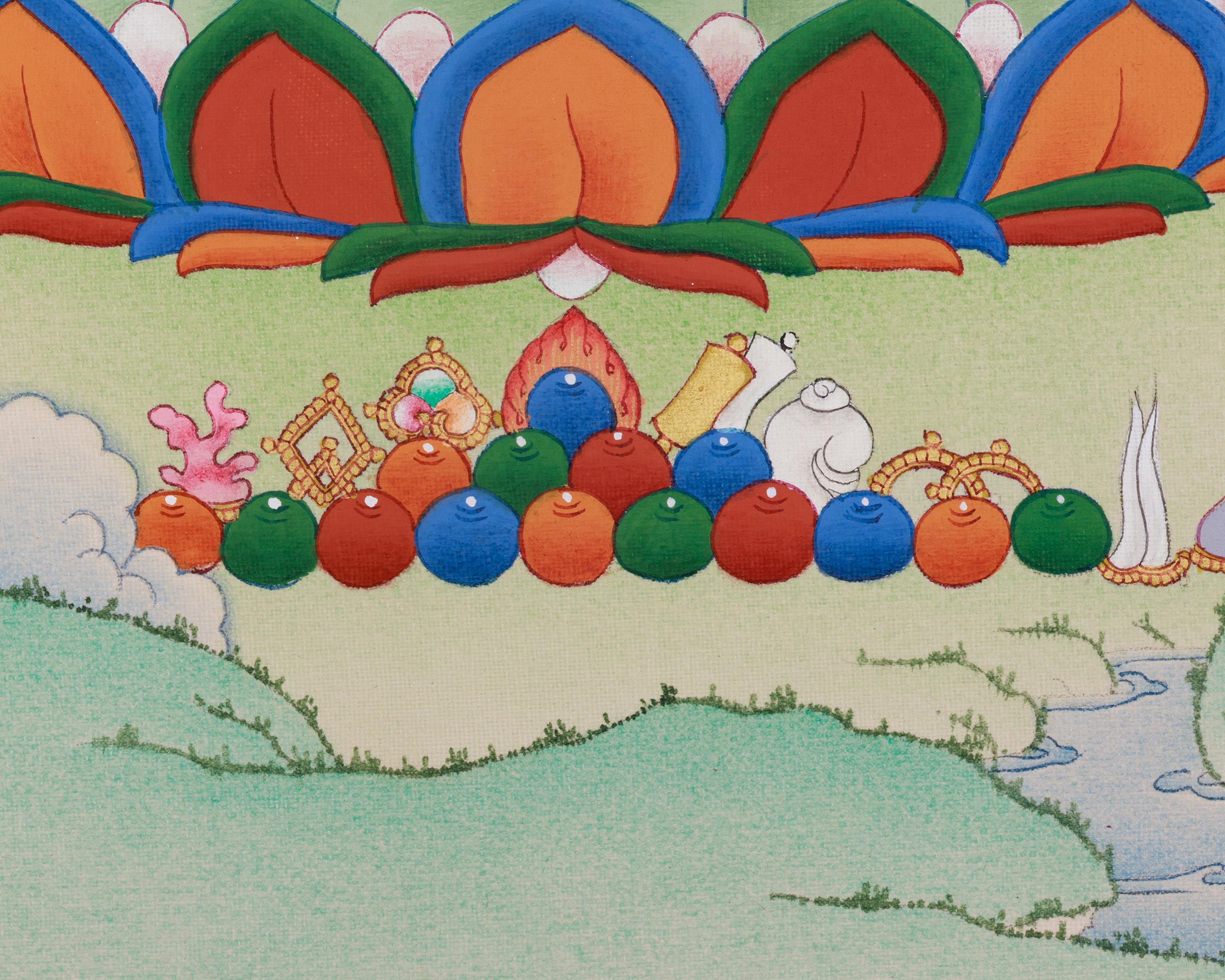 Divine White Tara Thangka | Goddess of Healing and Longevity