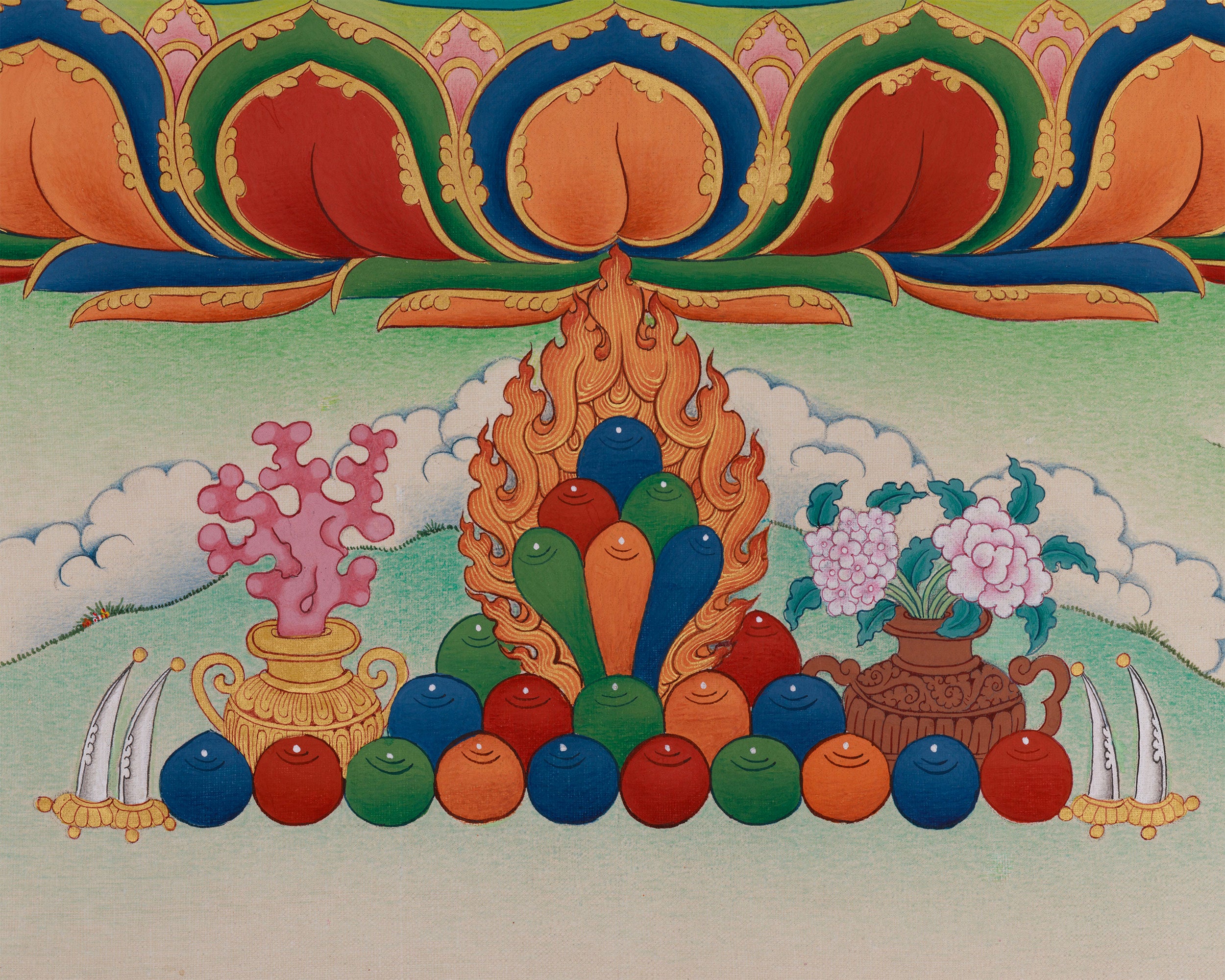 Divine Four-Armed Avalokiteshvara | Protector of All Beings and Buddha of Compassion