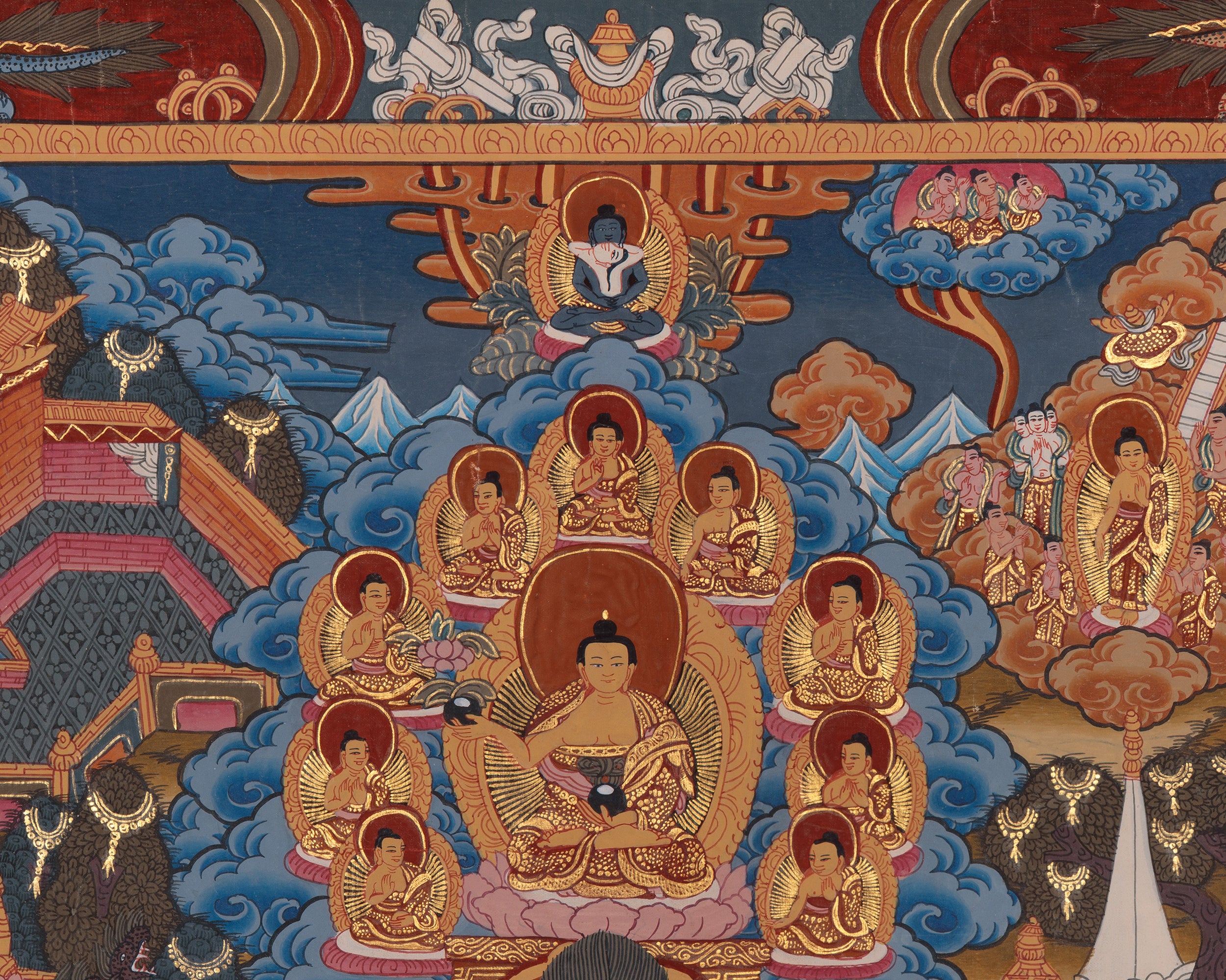Buddha Mandala Himalayan Artwork | Wisdom and Awakening