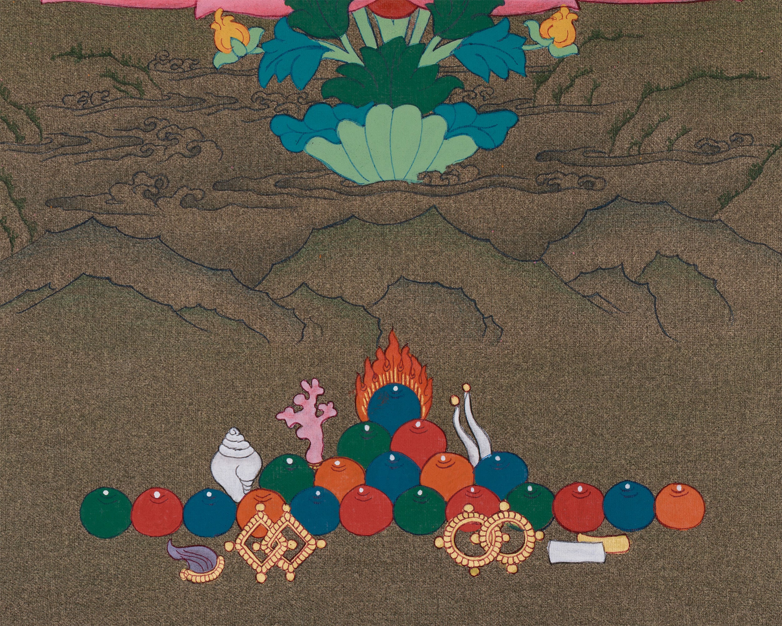 Traditional Artwork of Chenrezig | The Compassionate Bodhisattva of Mercy and Protection