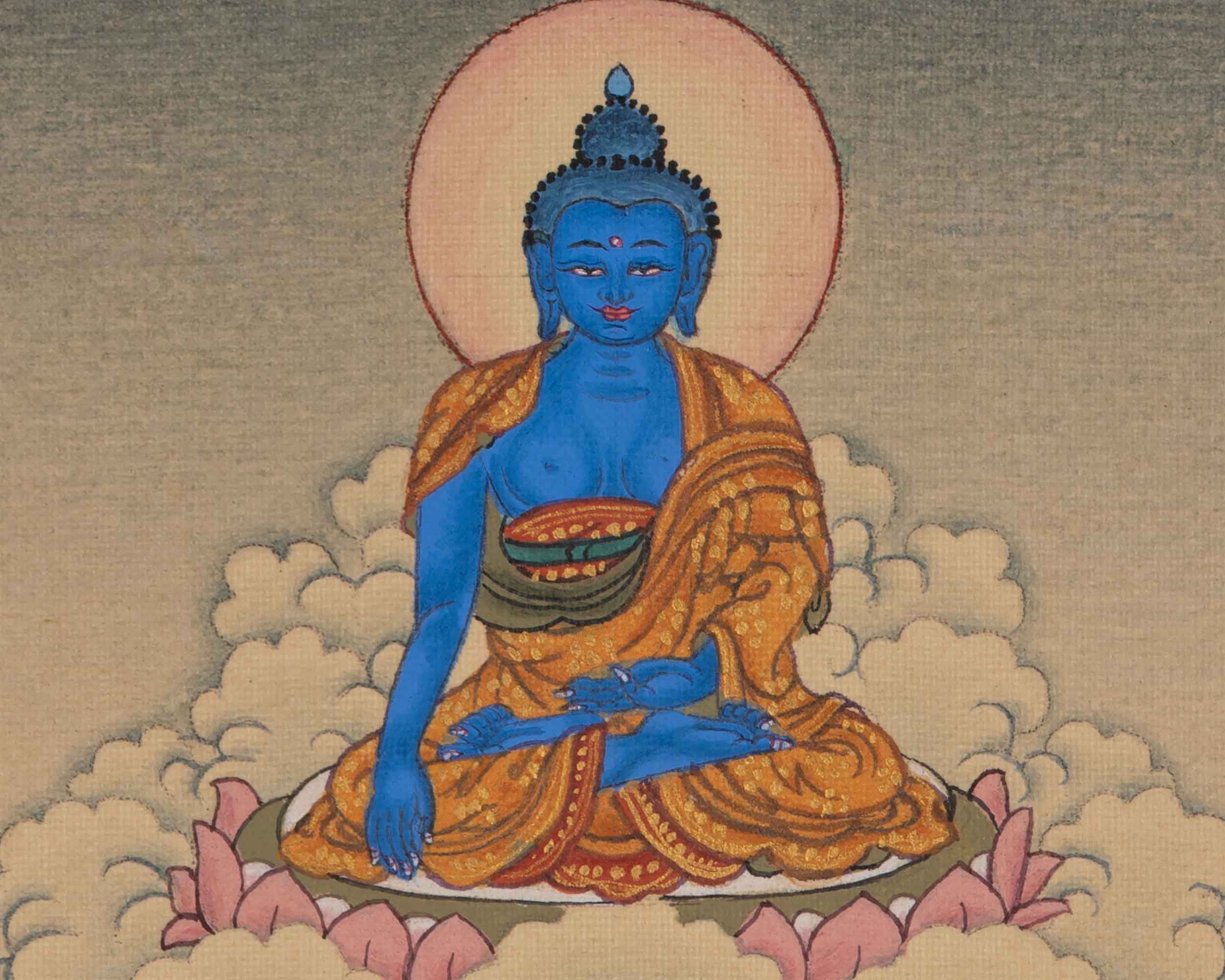 Manjushri Spiritual Art | Bodhisattva of Wisdom | Flaming Sword