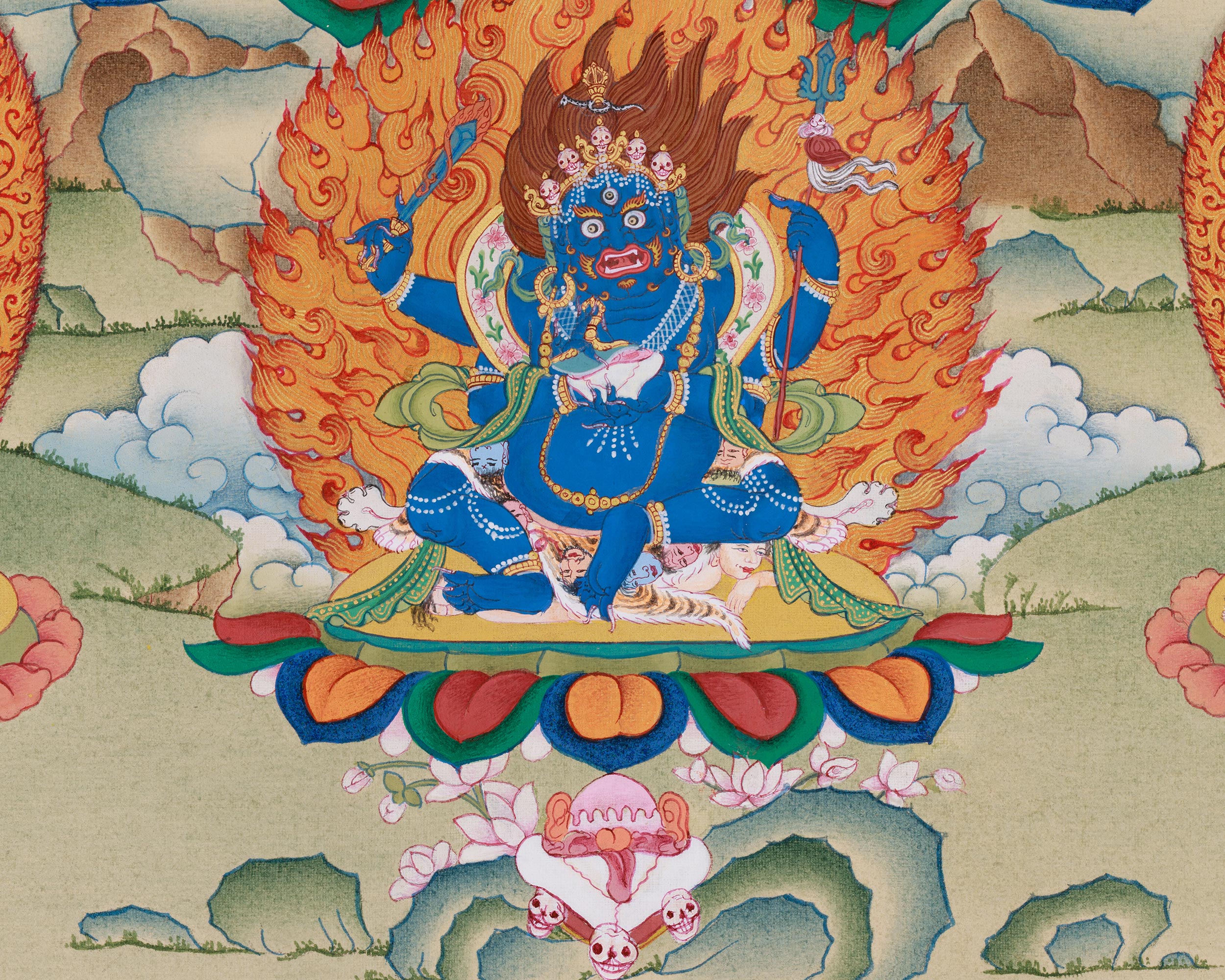 Buddhist Tantric Deity Chakrasamvara | Wheel of Supreme Bliss