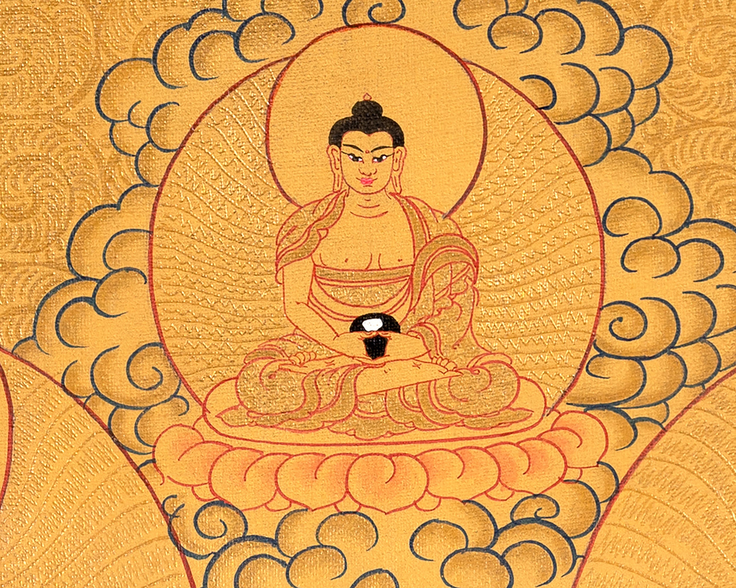 Guru Rinpoche Thangka | Hand Painted Buddhist Art | Wall Decors