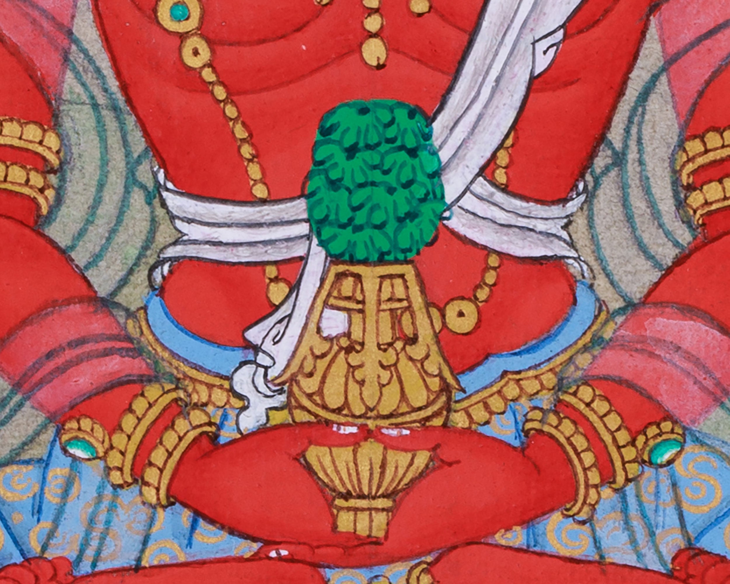 Thangka of Amitayus | The Buddha of Longevity and Eternal Life