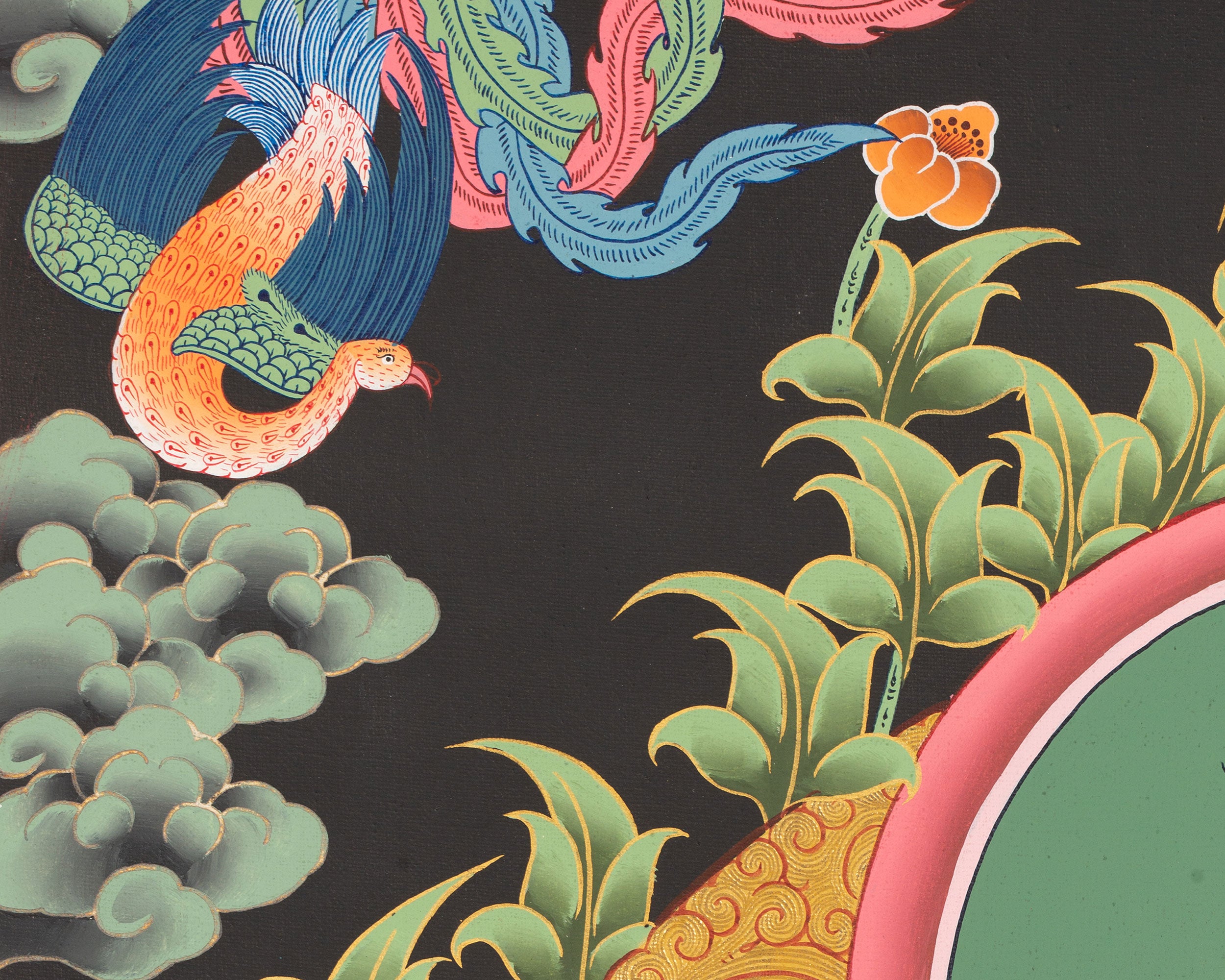 Lotus Born Master Artwork | Guru Rinpoche Thangka