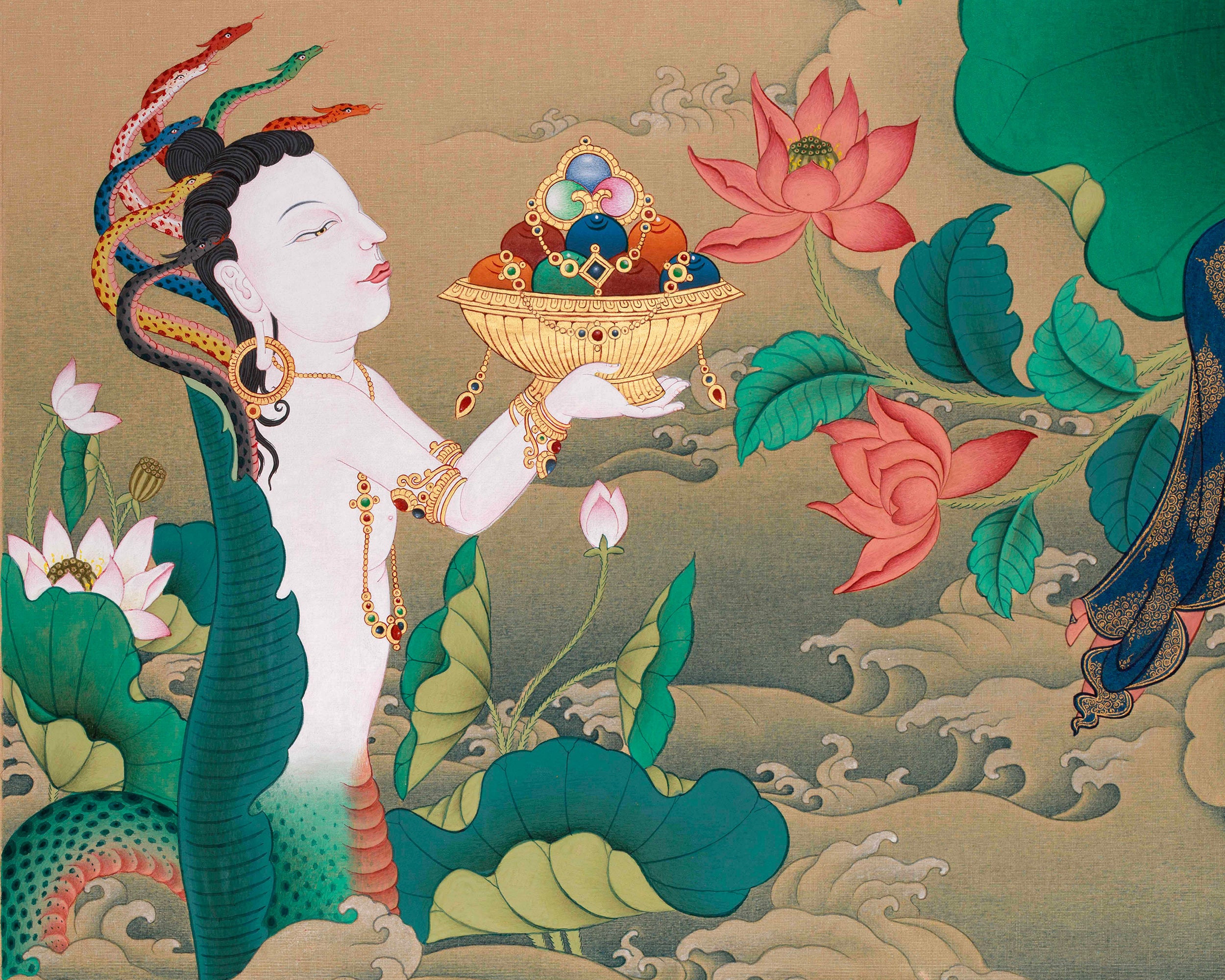 Stunning Buddhist Goddess of Compassion, Green Tara | Healing and Protection