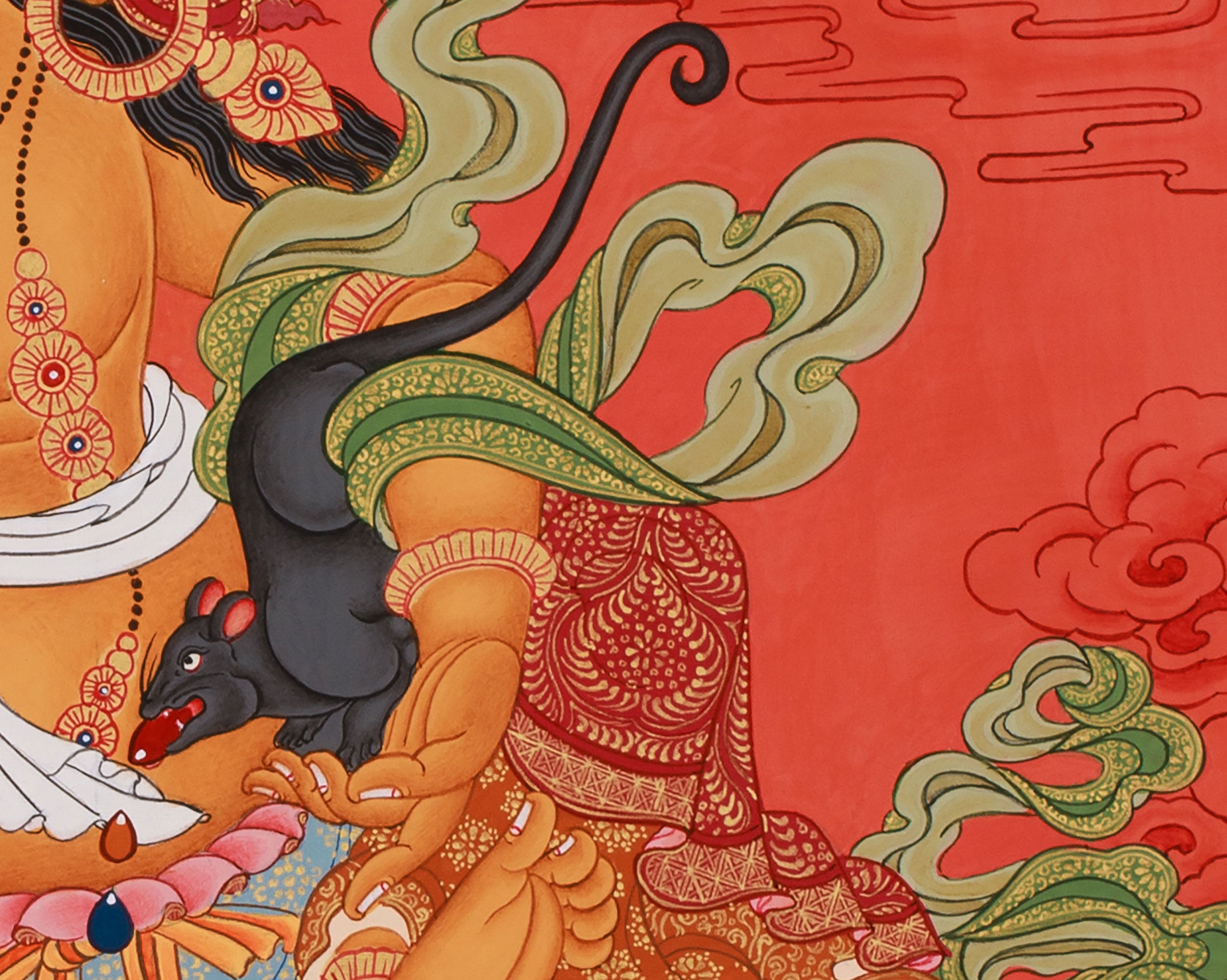 Namtoshe Buddha Thangka | Buddhist Art for Wealth and Protection