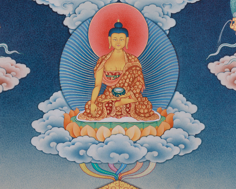 1000-Armed Chenrezig Bodhisattva Canvas Art | Giclee Print of Compassionate Avalokiteshvara