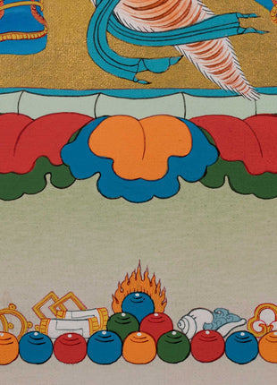Bodhisattva Vajrapani Thangka | Tibetan Buddhist Art