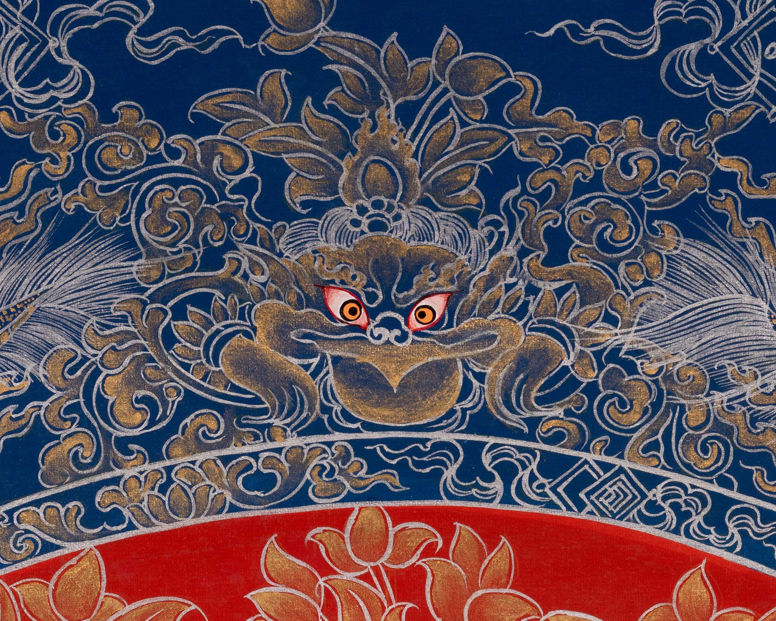 Bodhisattva Manjushree Thangka | Religious Art | Buddhist Gifts