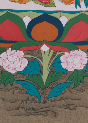 White Tara, Healing Goddess | Tibetan Artwork of Longevity and Protection