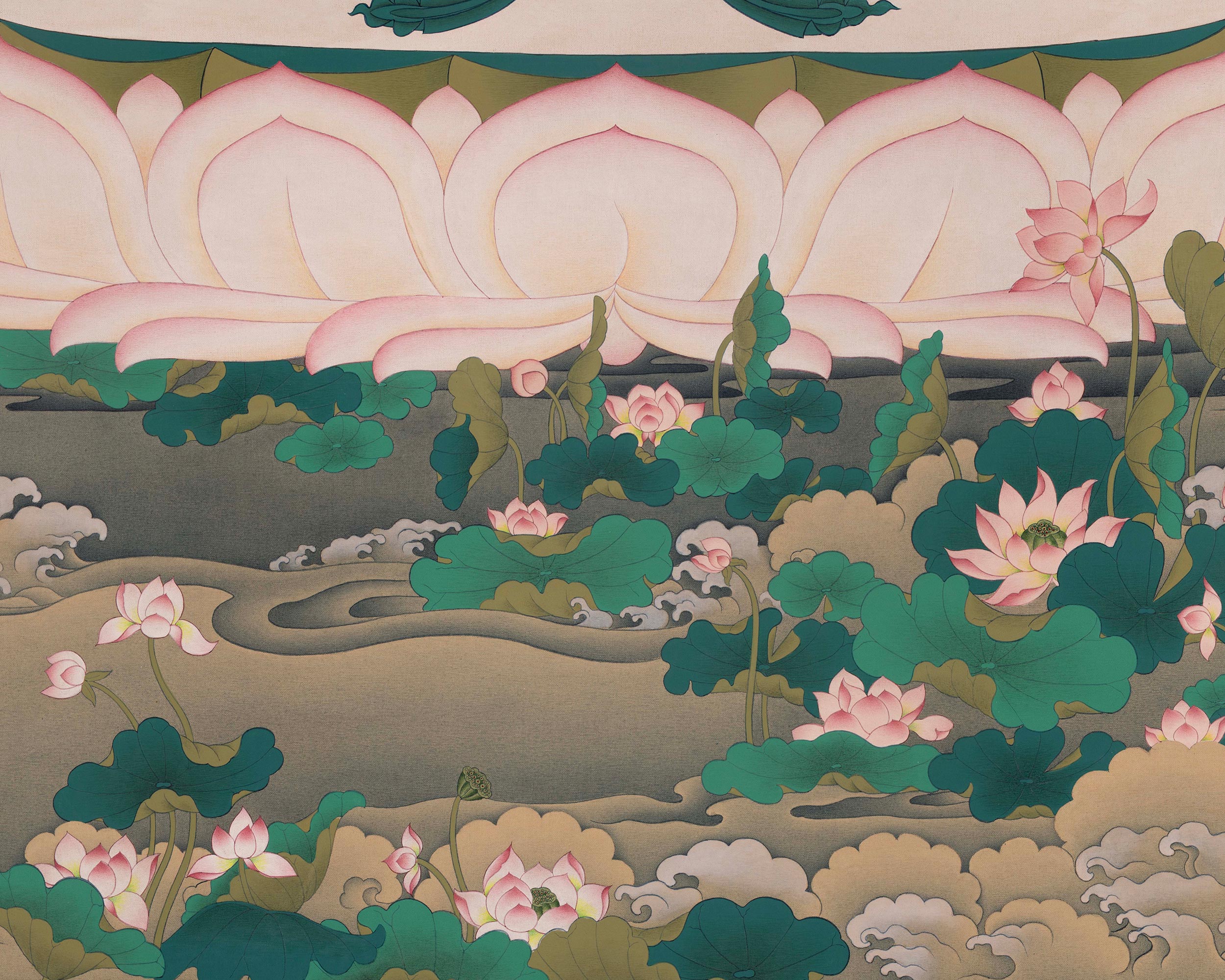Buddhist Vajrasattva Thangka | Symbolizing Purity and Spiritual Transformation