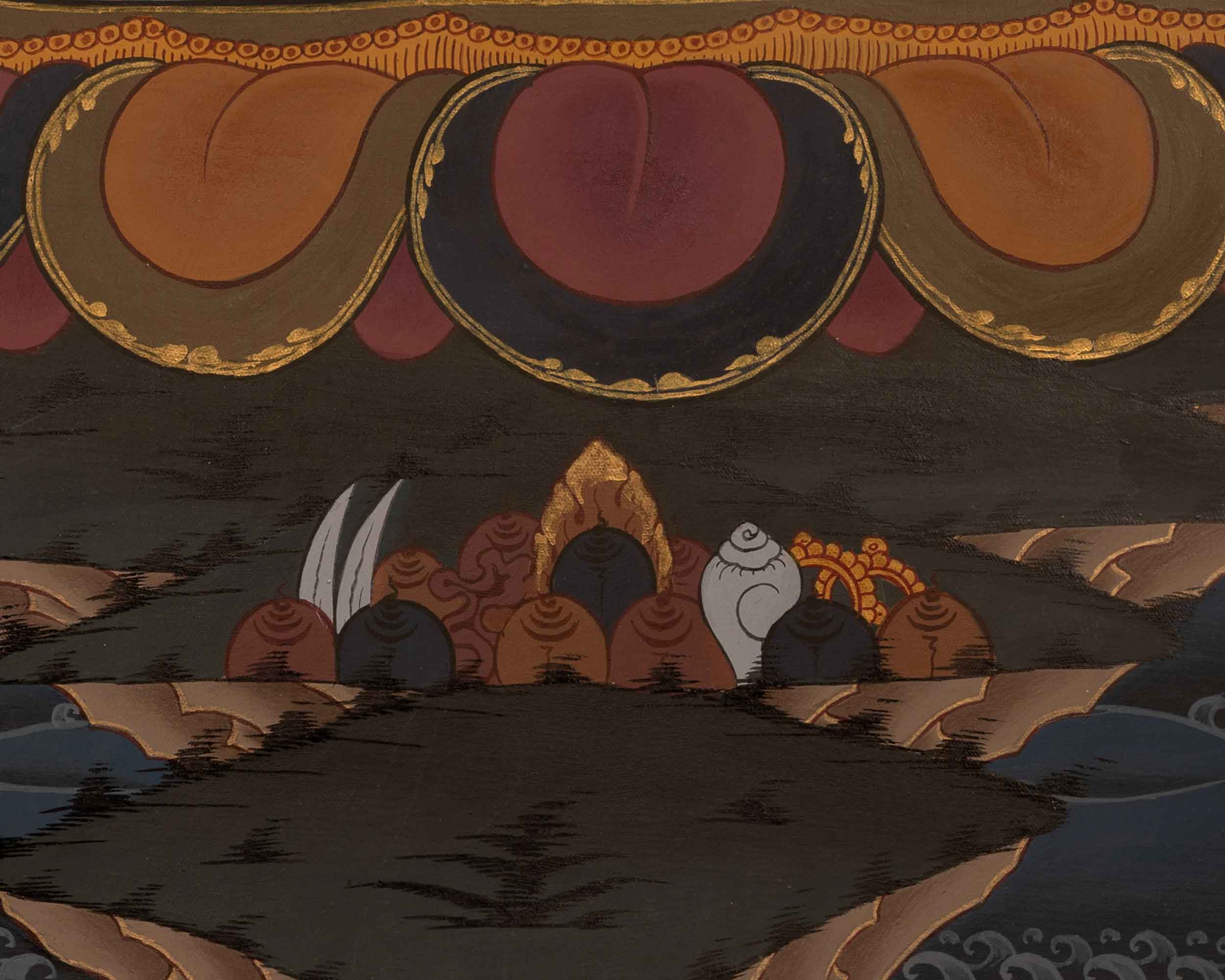 Handmade Vajrasattva Artwork | Symbolizing the Indestructible Power and Wisdom