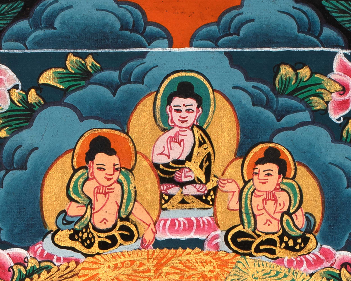 Tibetan Buddha Mandala  | Spiritual Mandala Wall Art