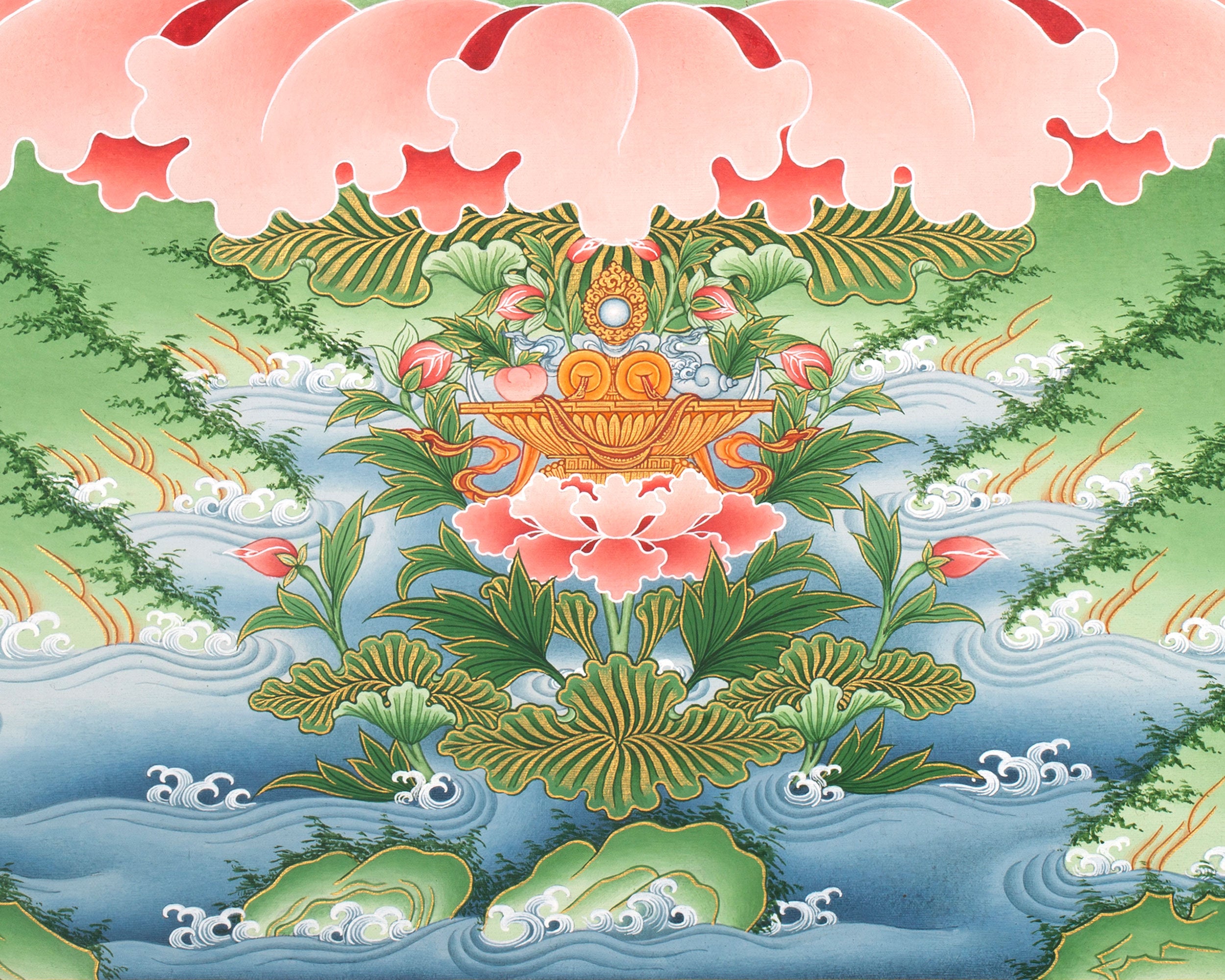 Arya Bodhisattva Manjushri Thangka | Eri Artistry