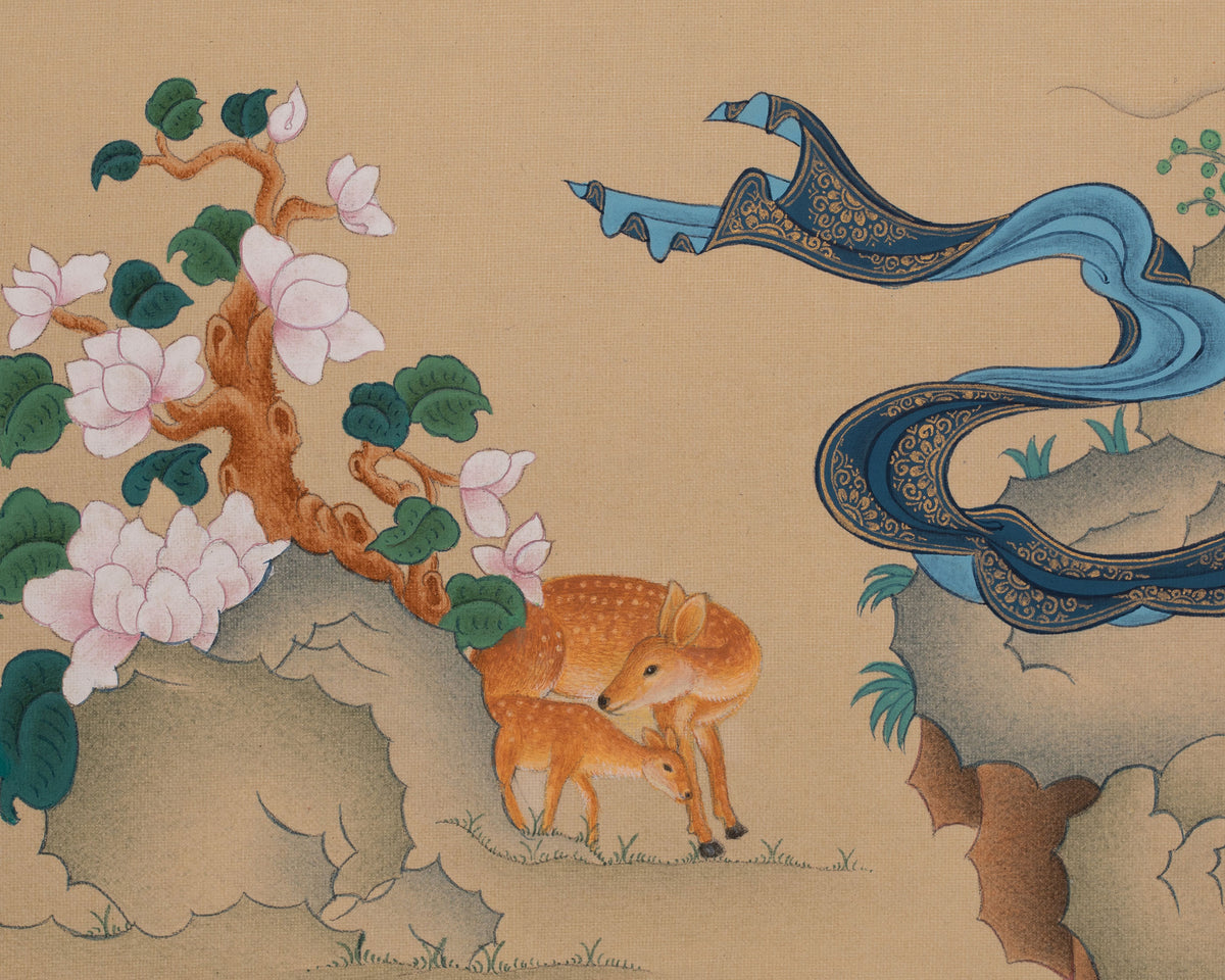 White Tara Vajrayana Buddhist Art | Compassion and Longevity Deity