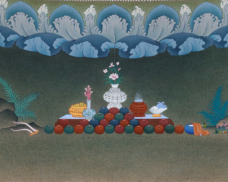 Chenresig in Traditional Karma Gadri Styel