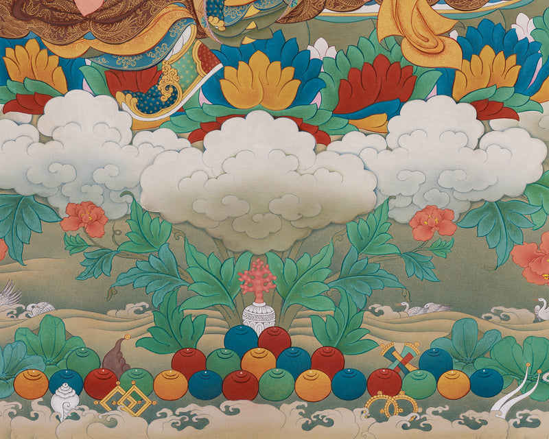 The Great Master Guru Rinpoche Thangka | Exclusive Art of Enlightenment