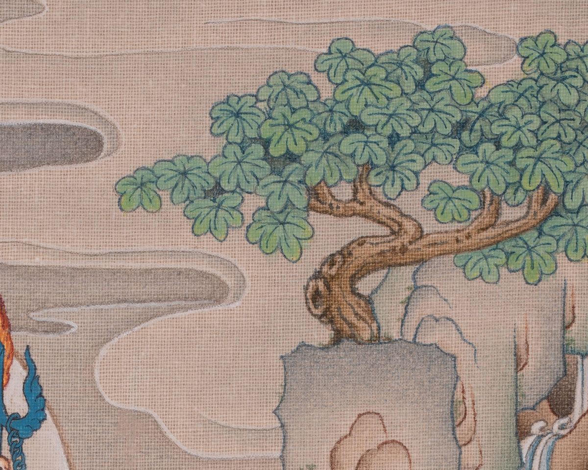 Traditional Guru Rinpoche Art | The Lotus-Birth | Second Buddha