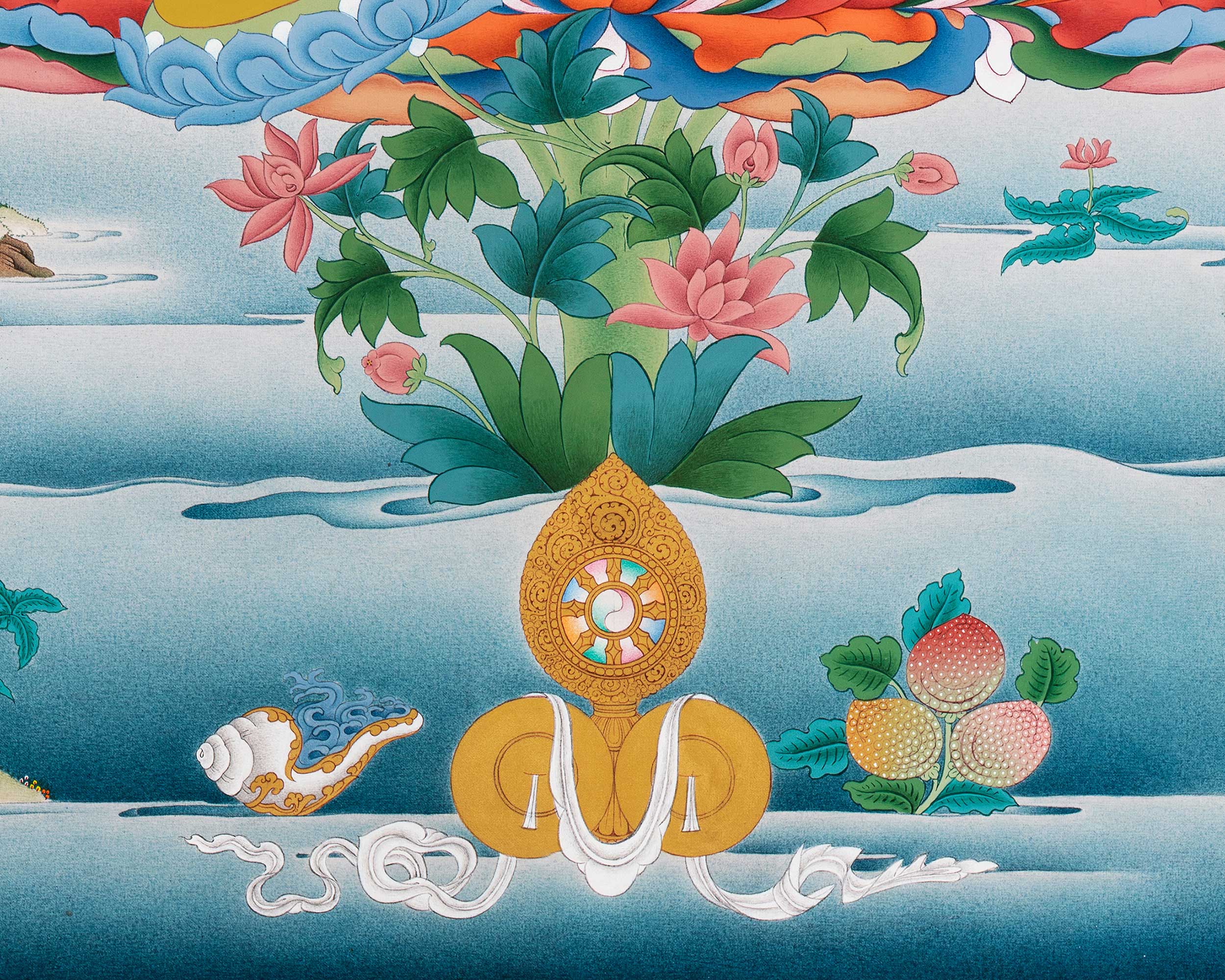 21 Tara | Tibetan Thangka Print | Orgyen Chokgyur Dechen Lingpa Tradition