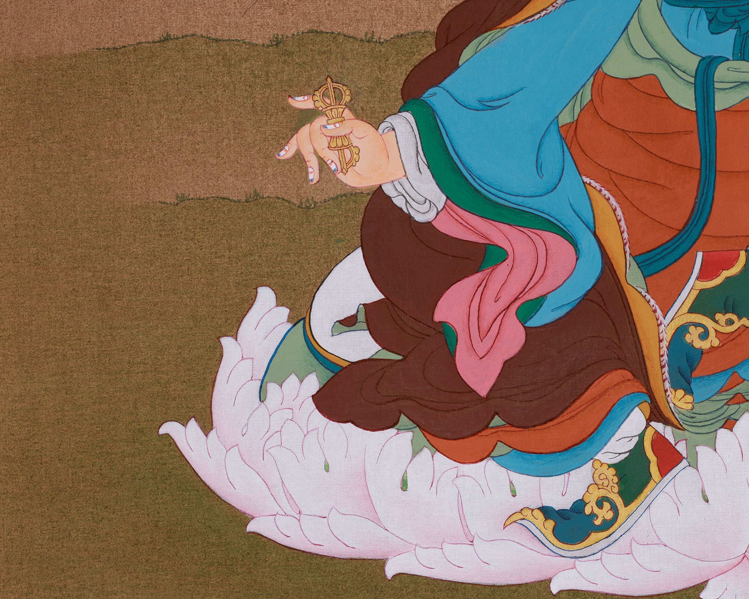 Spiritual Leader, Padmasambhava Artwork | The Lotus-Born Teacher of Tibetan Buddhism