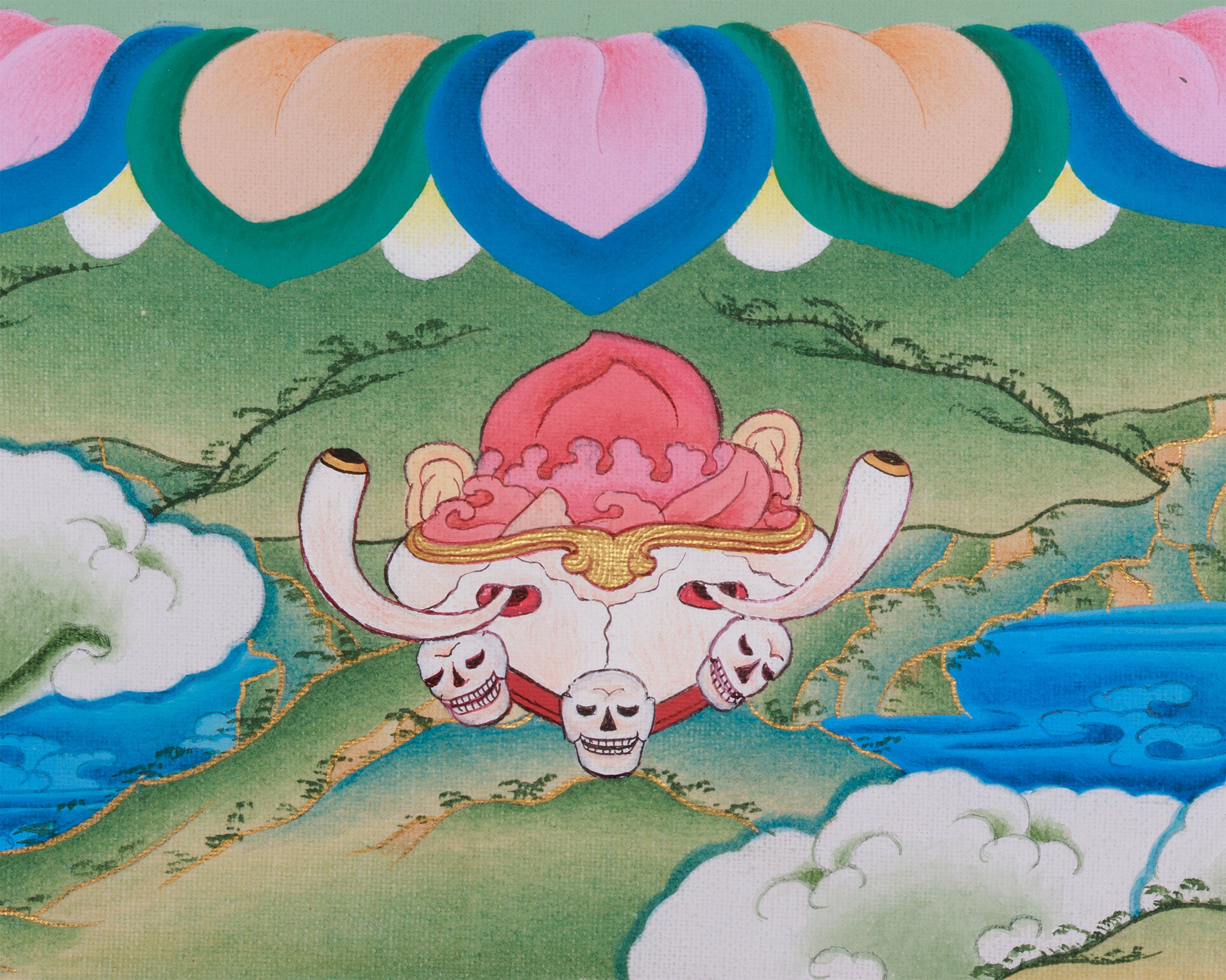 Begtsechen Mahakala Thangka | Wrathful Protector Deity in Tibetan Buddhism