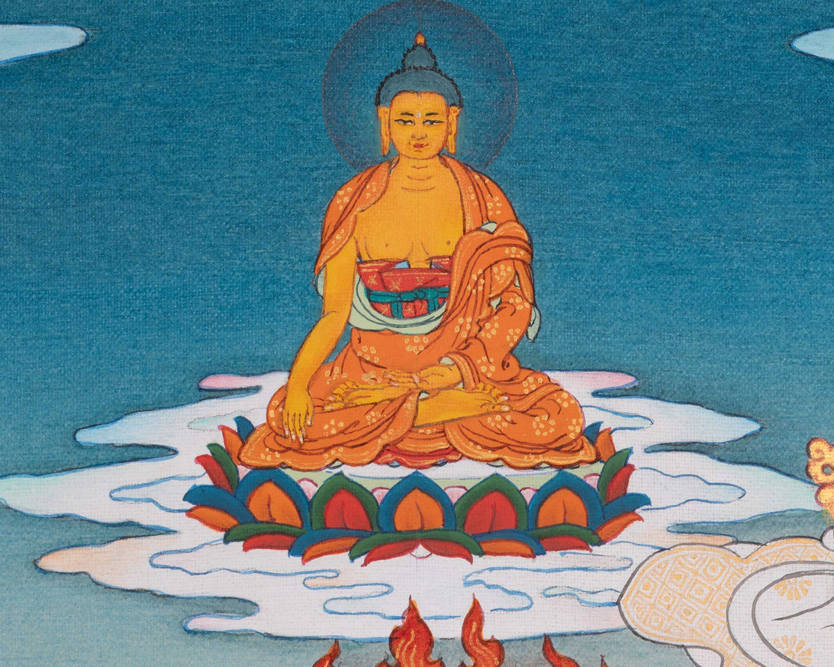 1000 Armed Dukar Traditional Art | The White Umbrella Goddess | Sitatapatra Deity