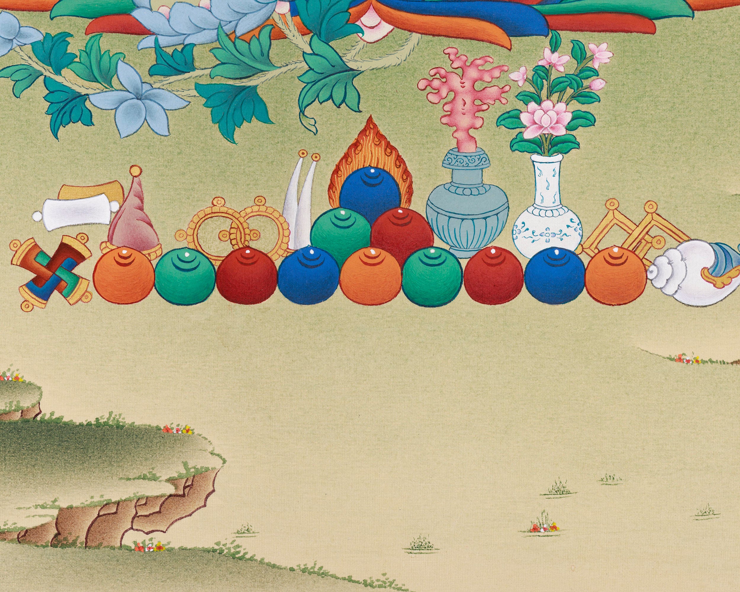 Compassionate Saviour Green Tara Thangka | The Goddess of Swift Action and Boundless Compassion