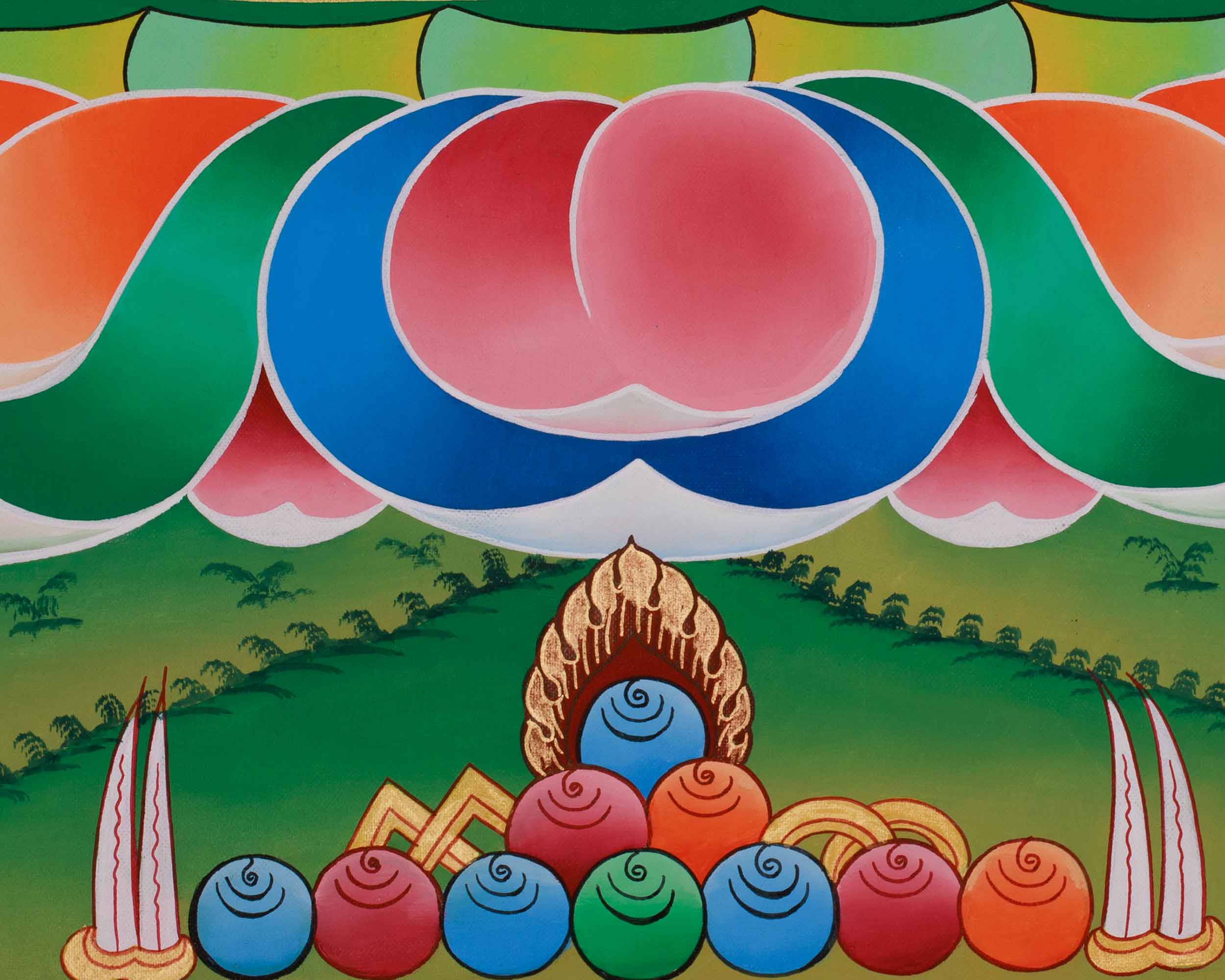 Divine Thangka Of Ganesh | The Remover of Obstacles | Spiritual Blessings