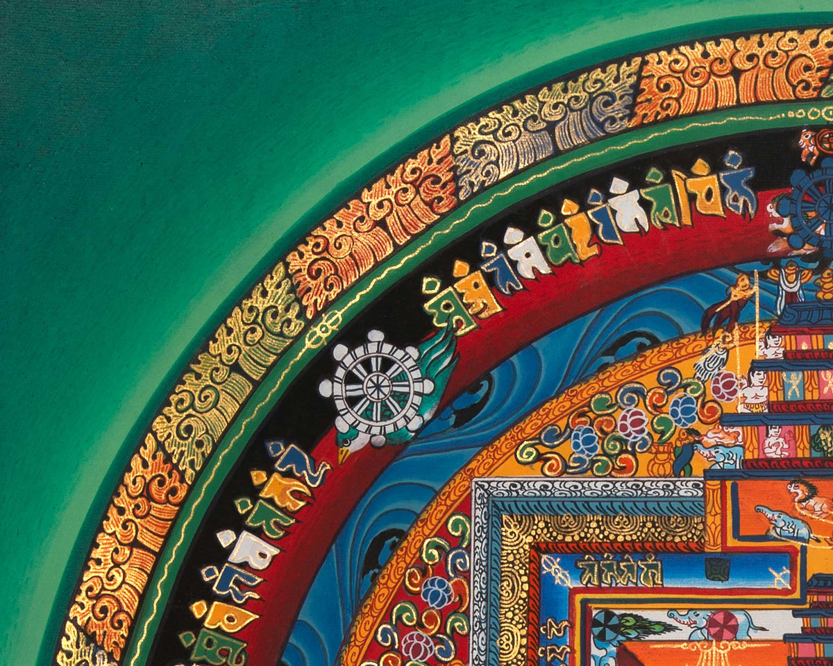 Kalachakra Mandala | Small Size Wall Decoration Painting