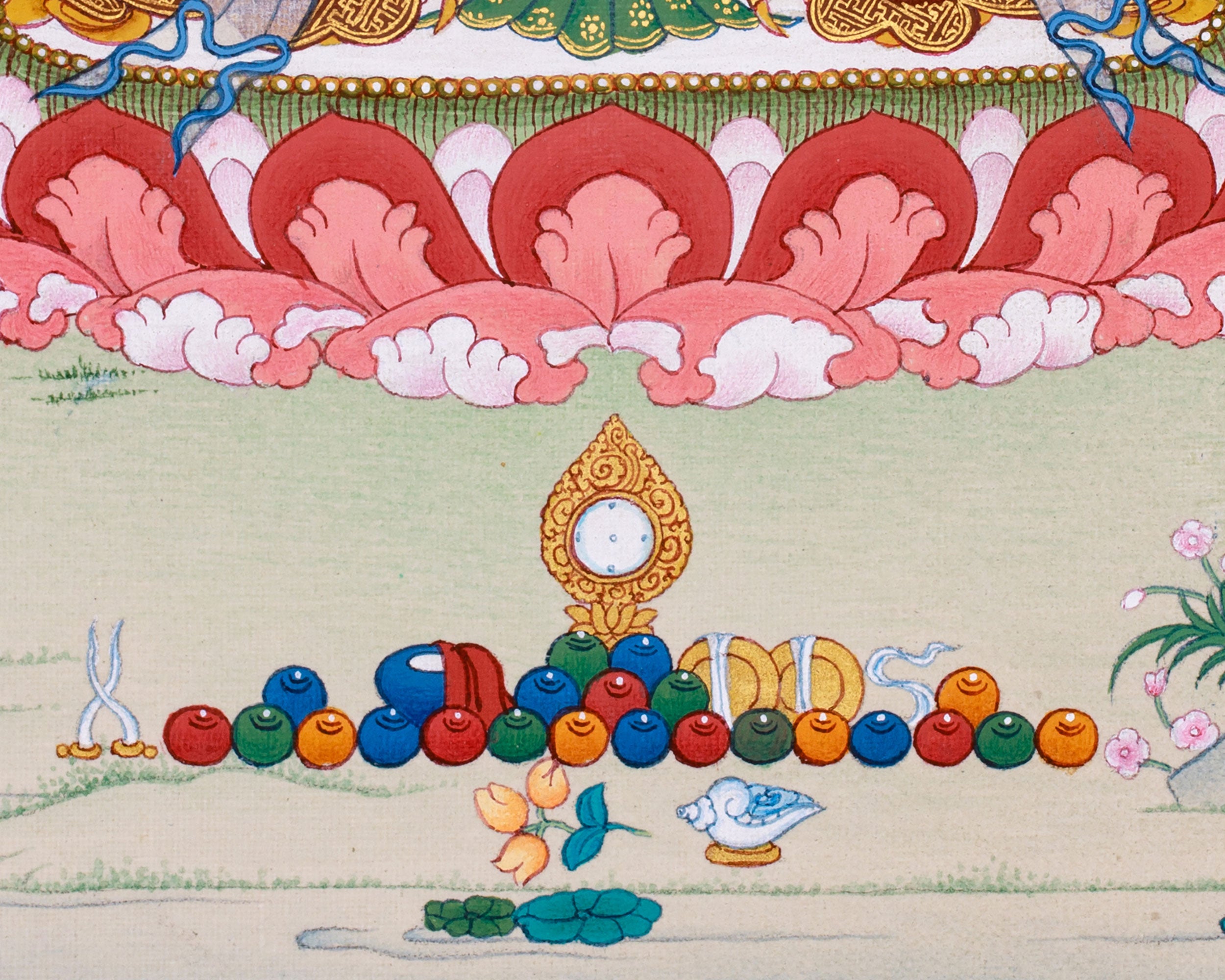 Small Chenresig Handpainted Thangka