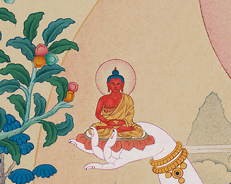 Dakini Namgyalma Thangka | The Deity for Longevity and Protection