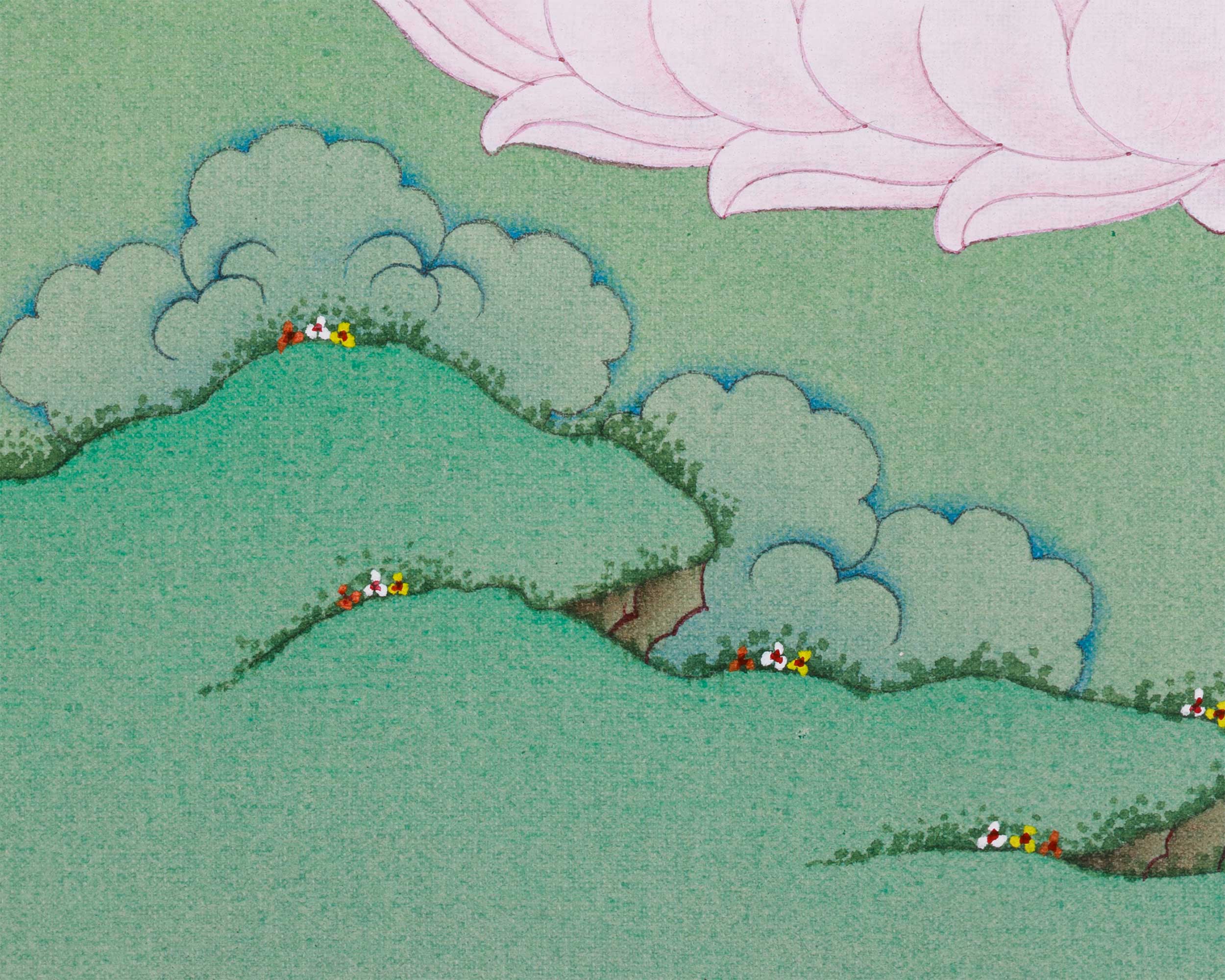 Thangka of Bhaisajyaguru, Healing Buddha | Medicine Buddha of Health