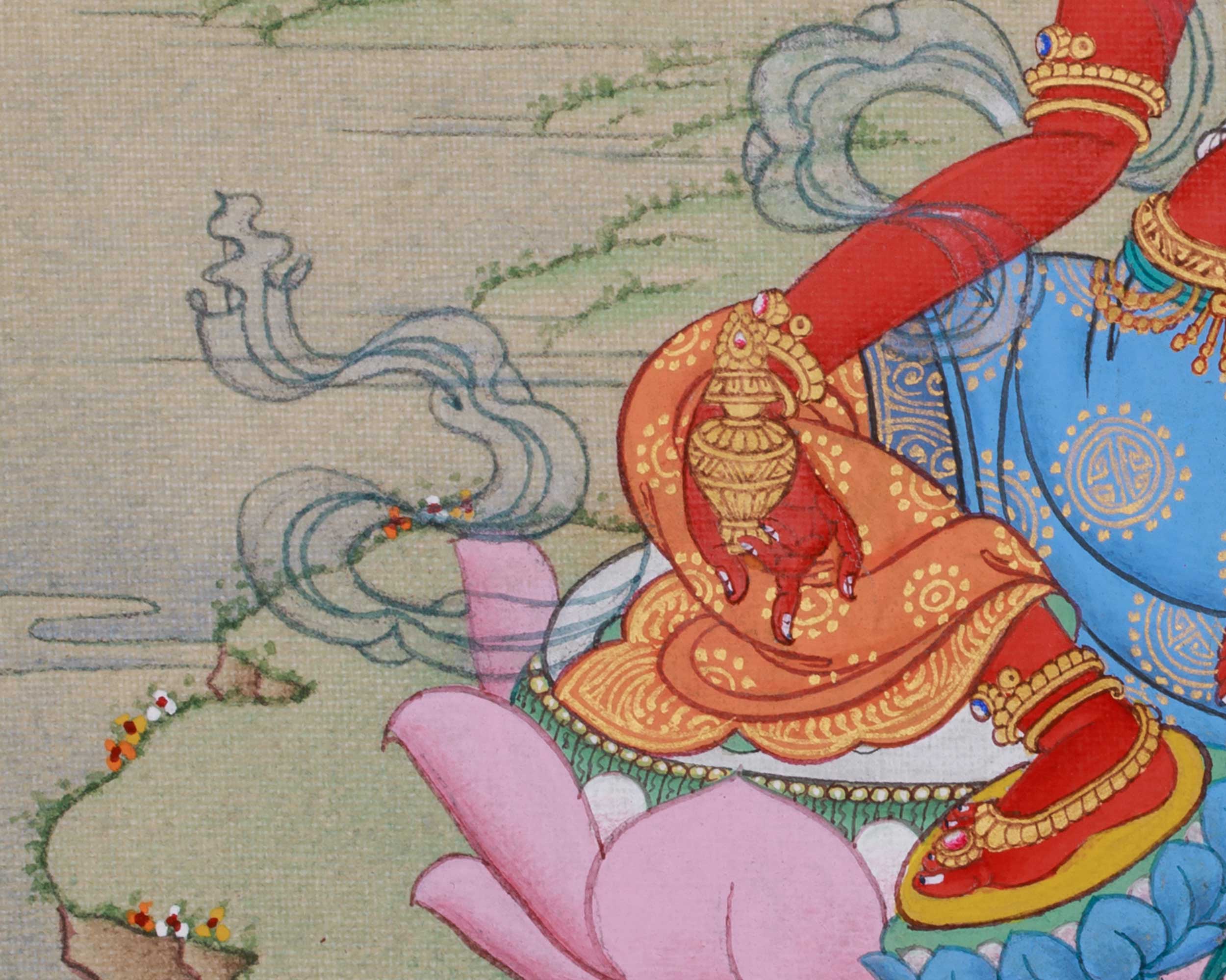 Vajrayana Red Tara Thangka | Tantric Deity of Protection