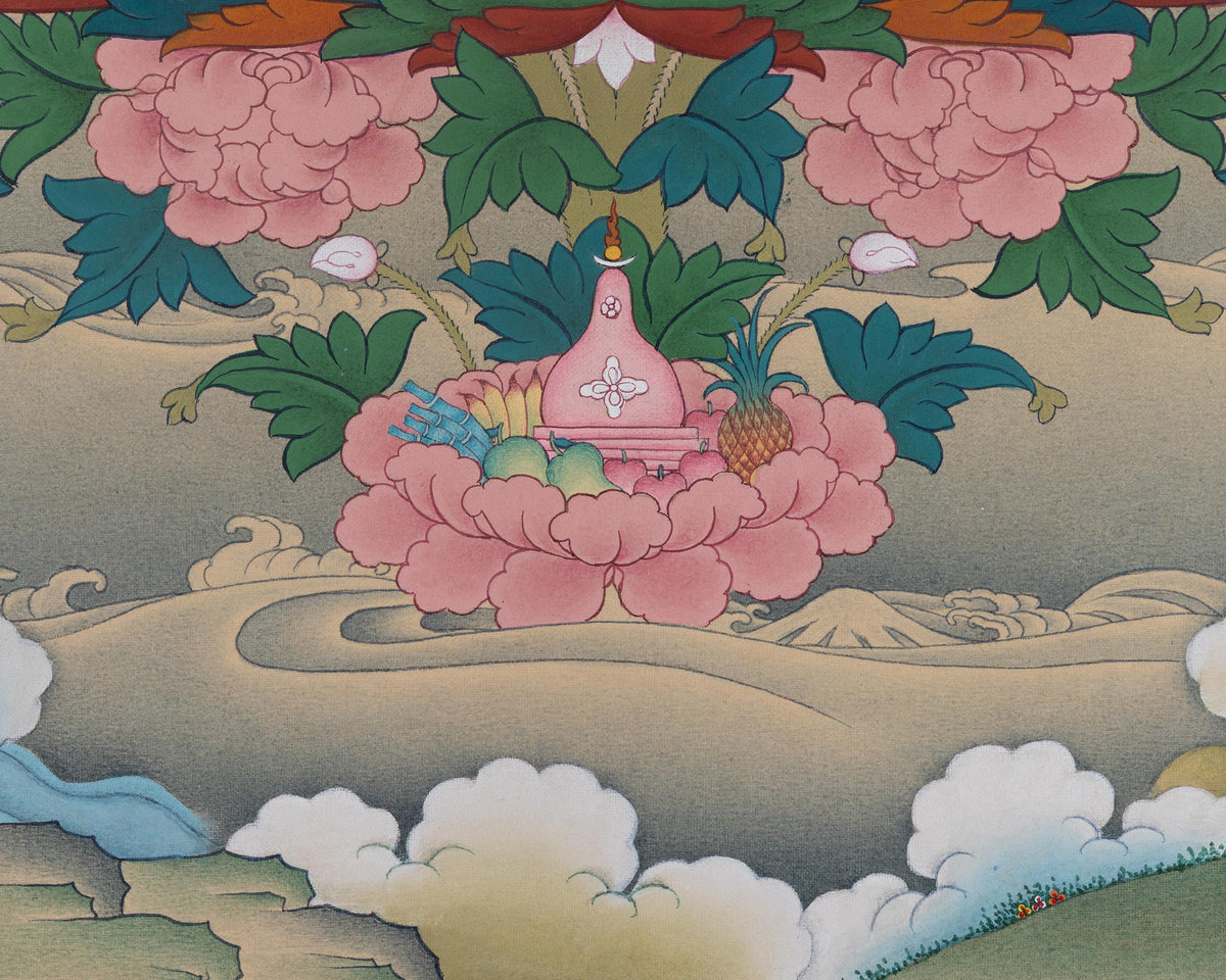 Guru Rinpoche Vajrayana Artwork | The Second Buddha | Lotus-Born Master