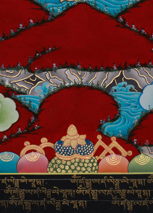 Tibetan Wealth Deity, White Dzambhala | Guardian of Prosperity and Vajrayana Abundance