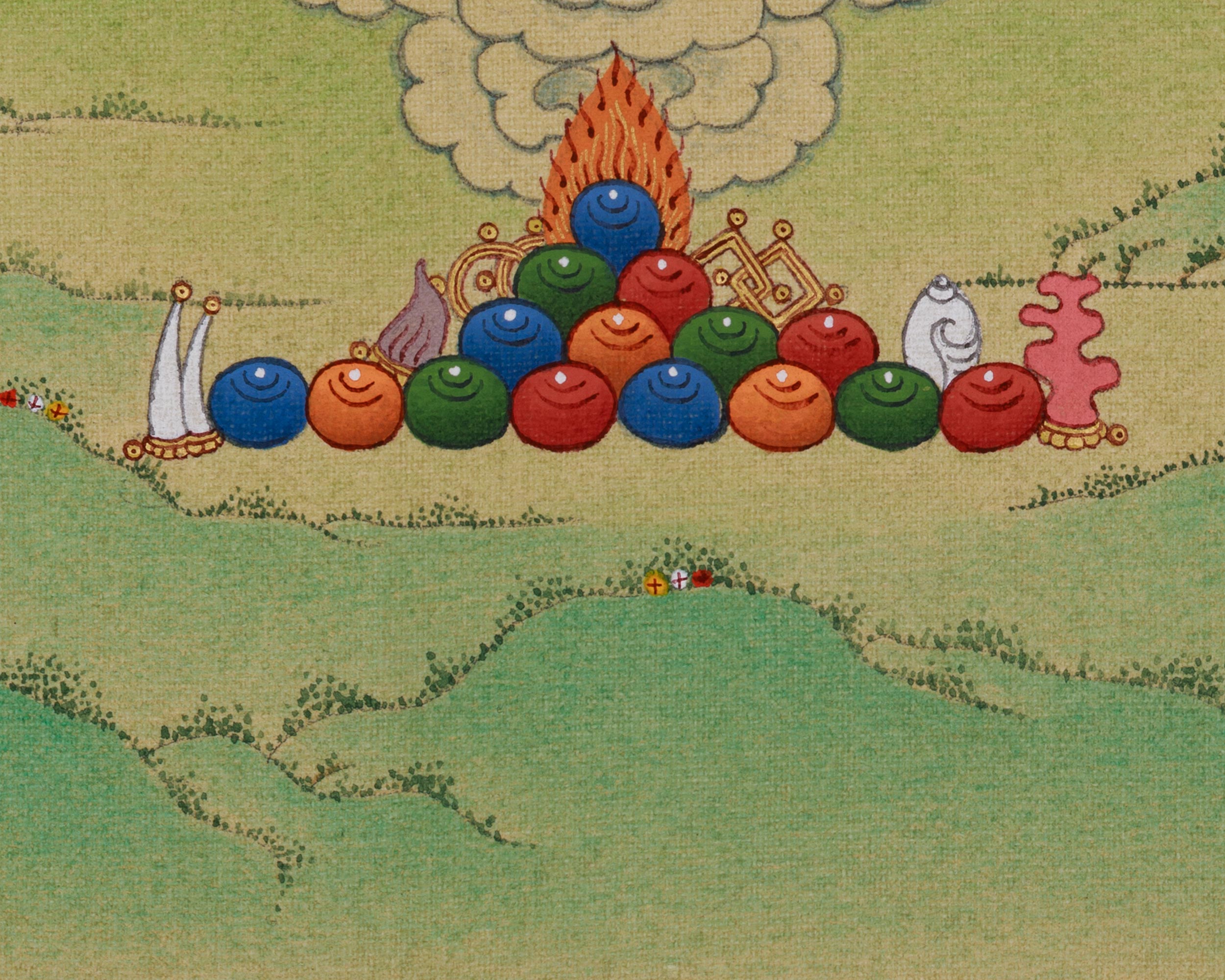 Traditional Thangka of Amitabha Buddha | A Divine Symbol of Compassion and Pure Land