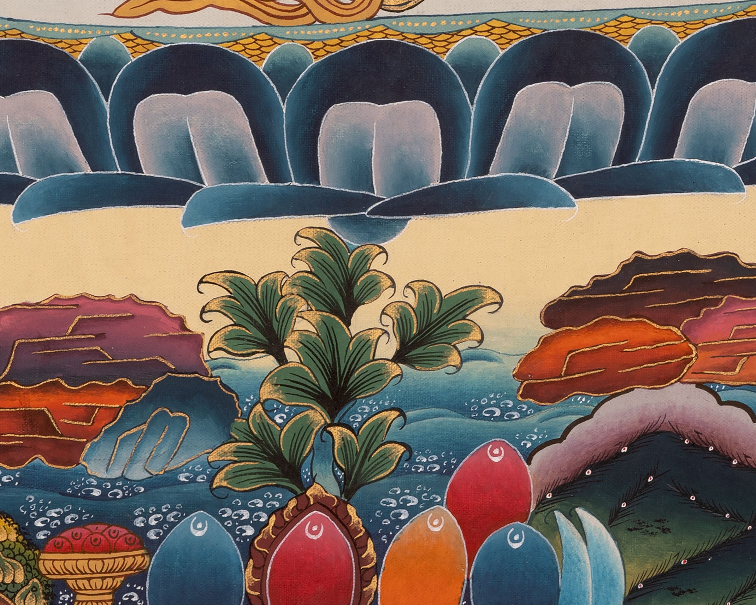 Religious White Tara Thangka | Symbol of Compassion, Healing, and Long Life