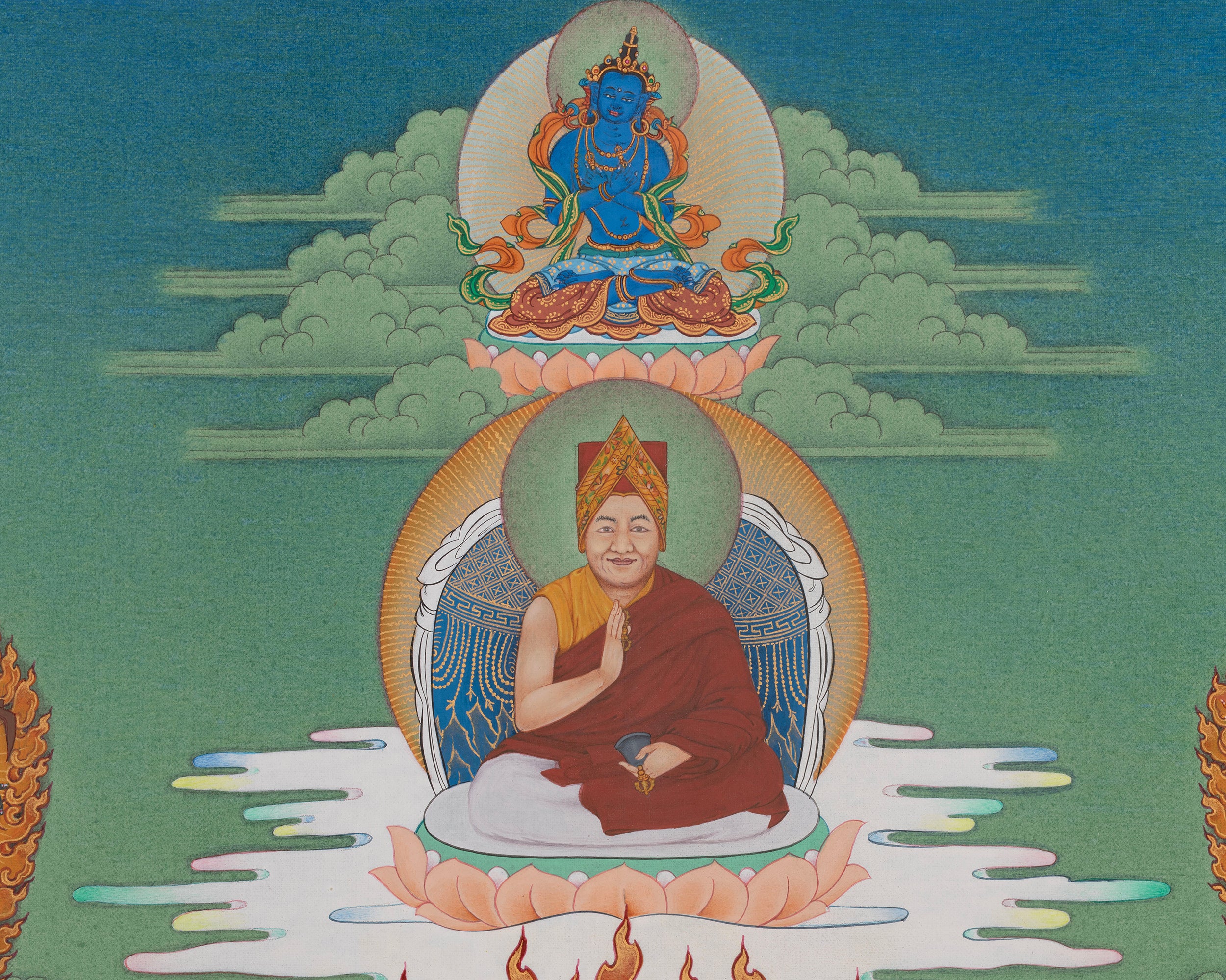 Hevajra Meditation Deity Thangka | Transformation of Negative Emotions