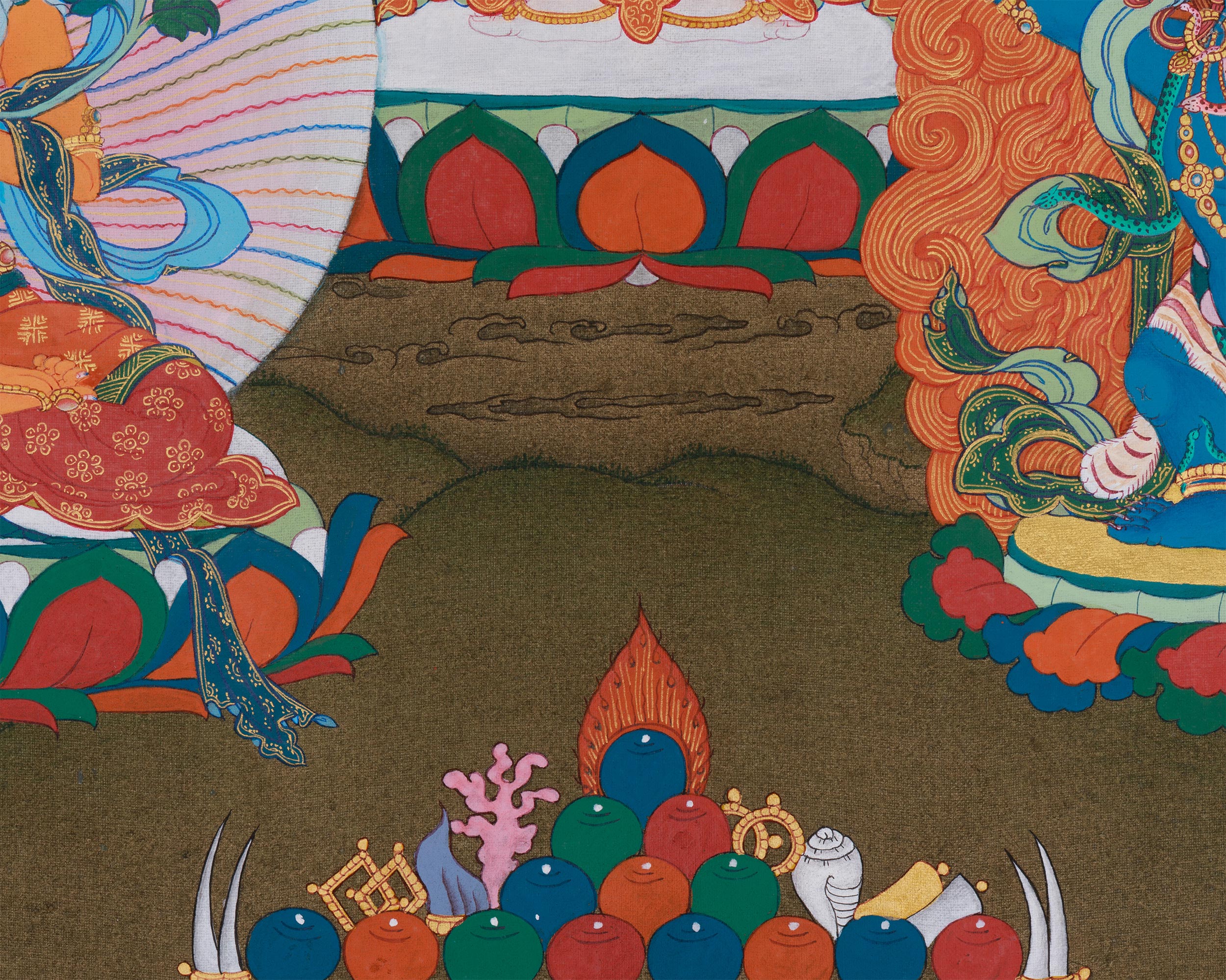 Avalokiteshvara Compassion in Tibetan Buddhism | Thousand Armed Chenrezig Thangka