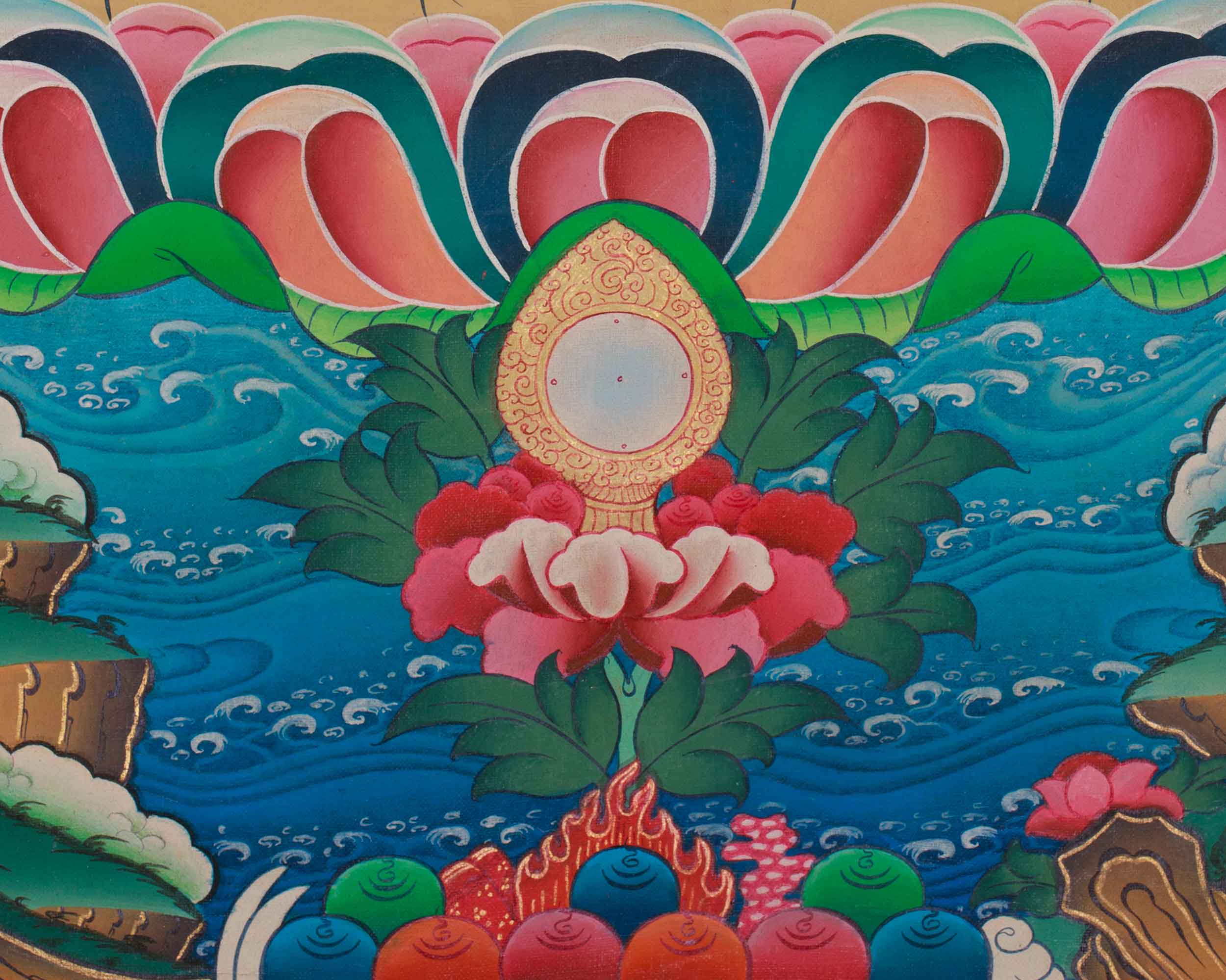Vajrasattva Shakti Thangka | Embodying the Divine Masculine and Feminine Energy