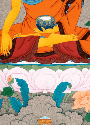 The Buddha's Legacy in Thangka Art | Historical Buddha Shakyamuni | Sacred Meditative Art