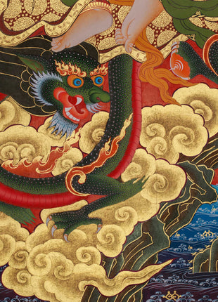 Guardian of Prosperity, White Dzambhala | Wealth Deity of Generosity and Protection