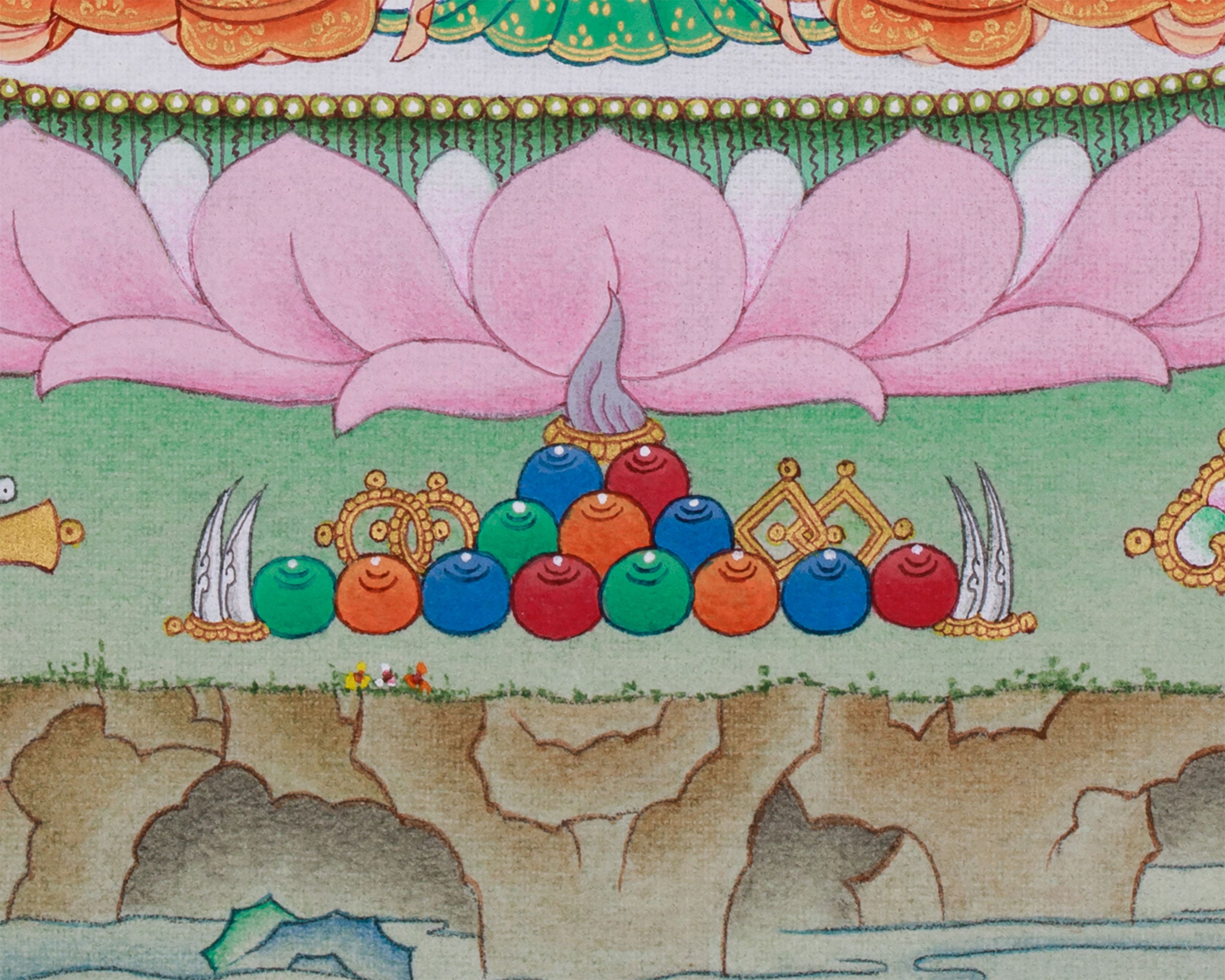 Thangka of Chenresig Buddha | Compassion and Wisdom