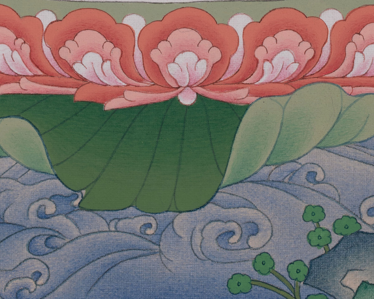 Sita Tara Thangka Painting | White Tara Goddess of Compassion